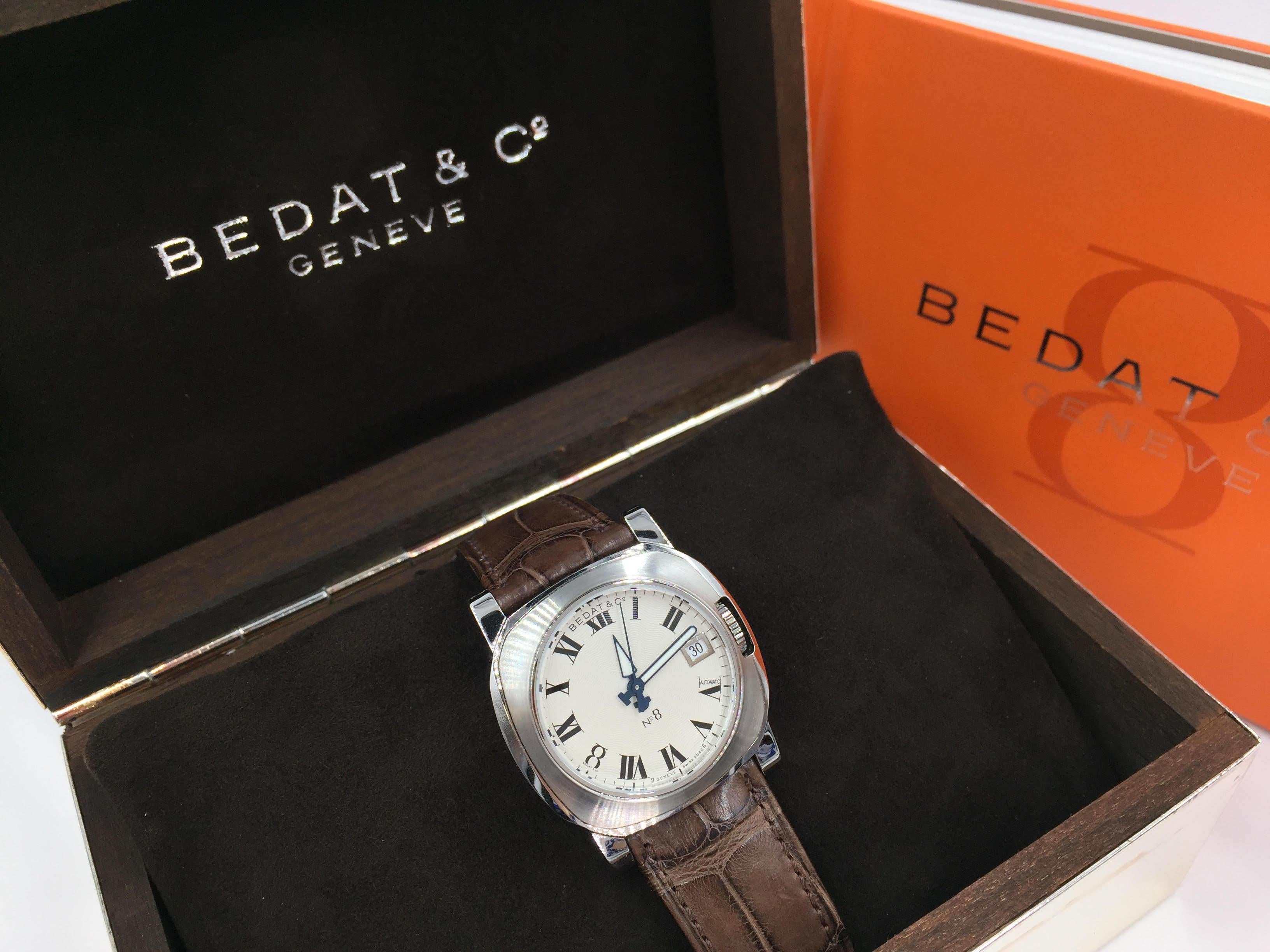 Bedat & Co. No. 8 Stainless Steel Automatic Watch 838.010.100 For Sale 2