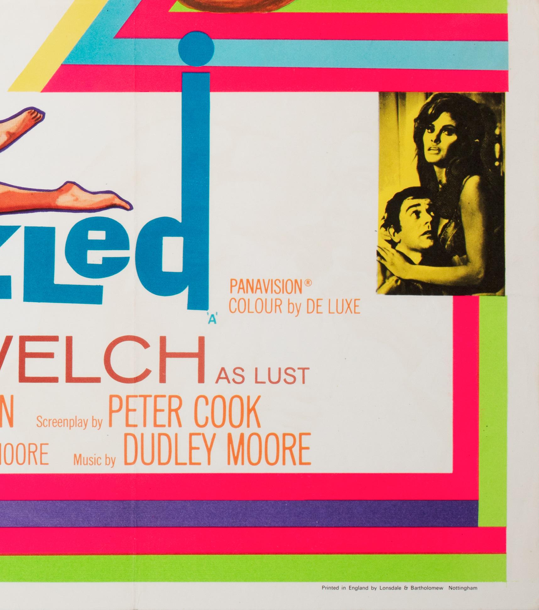 Affiche UK Quad du film Éblouissant 1967, Tom Chantrell en vente 2