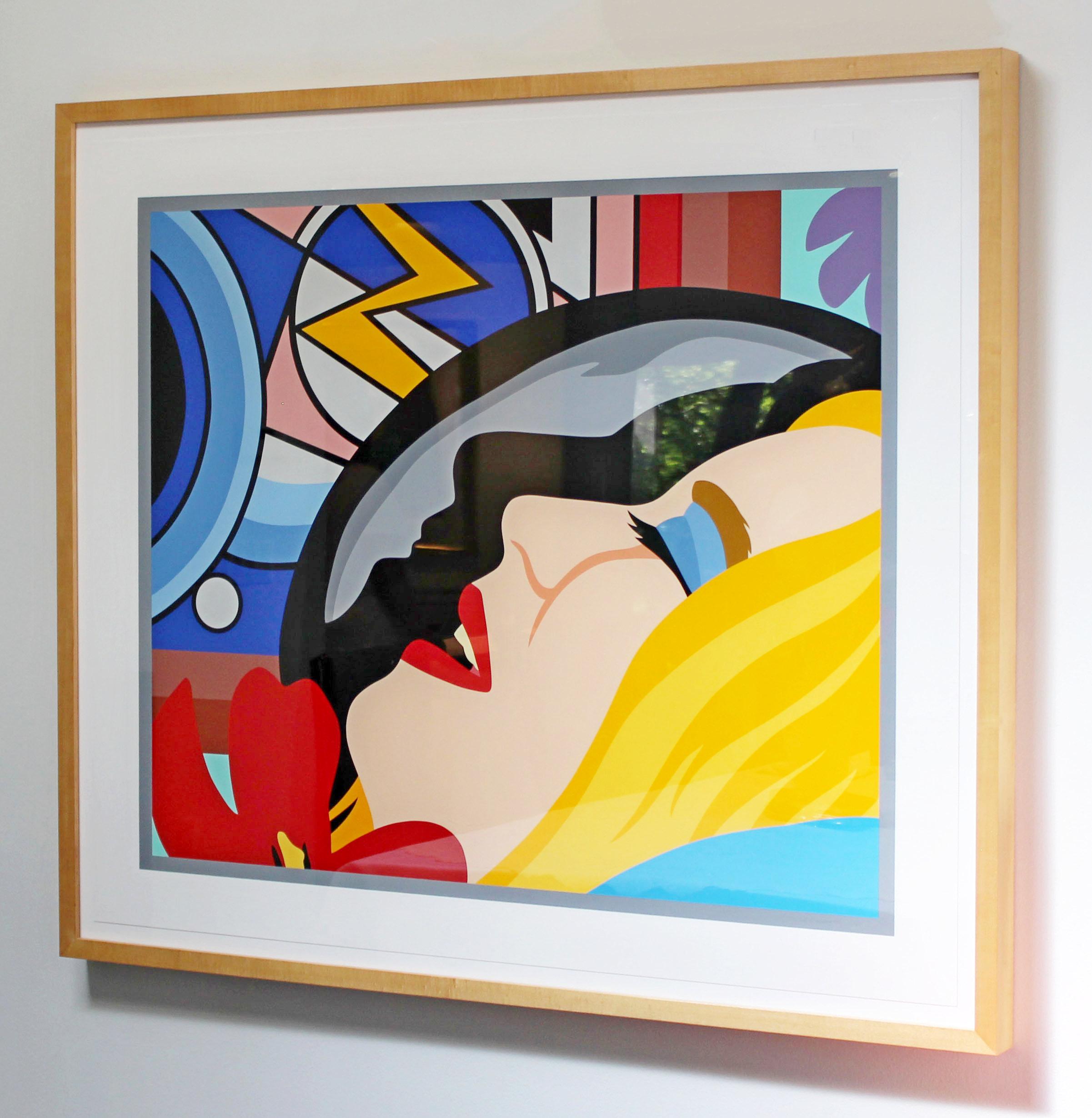 American Bedroom Face with Lichtenstein Signed Tom Wesselmann Numbered 5/60 1997