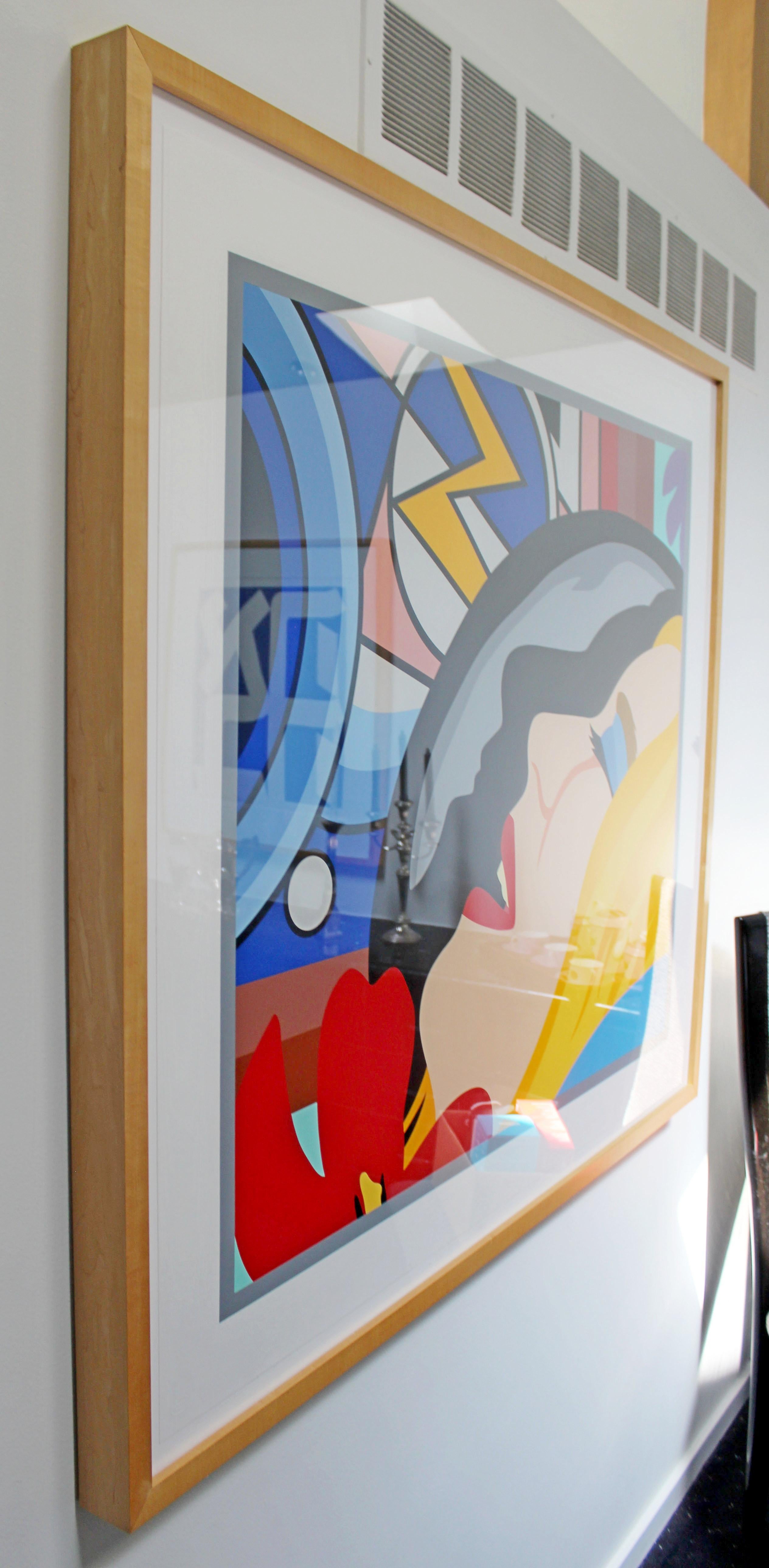 Bedroom Face with Lichtenstein Signed Tom Wesselmann Numbered 5/60 1997 In Good Condition In Keego Harbor, MI