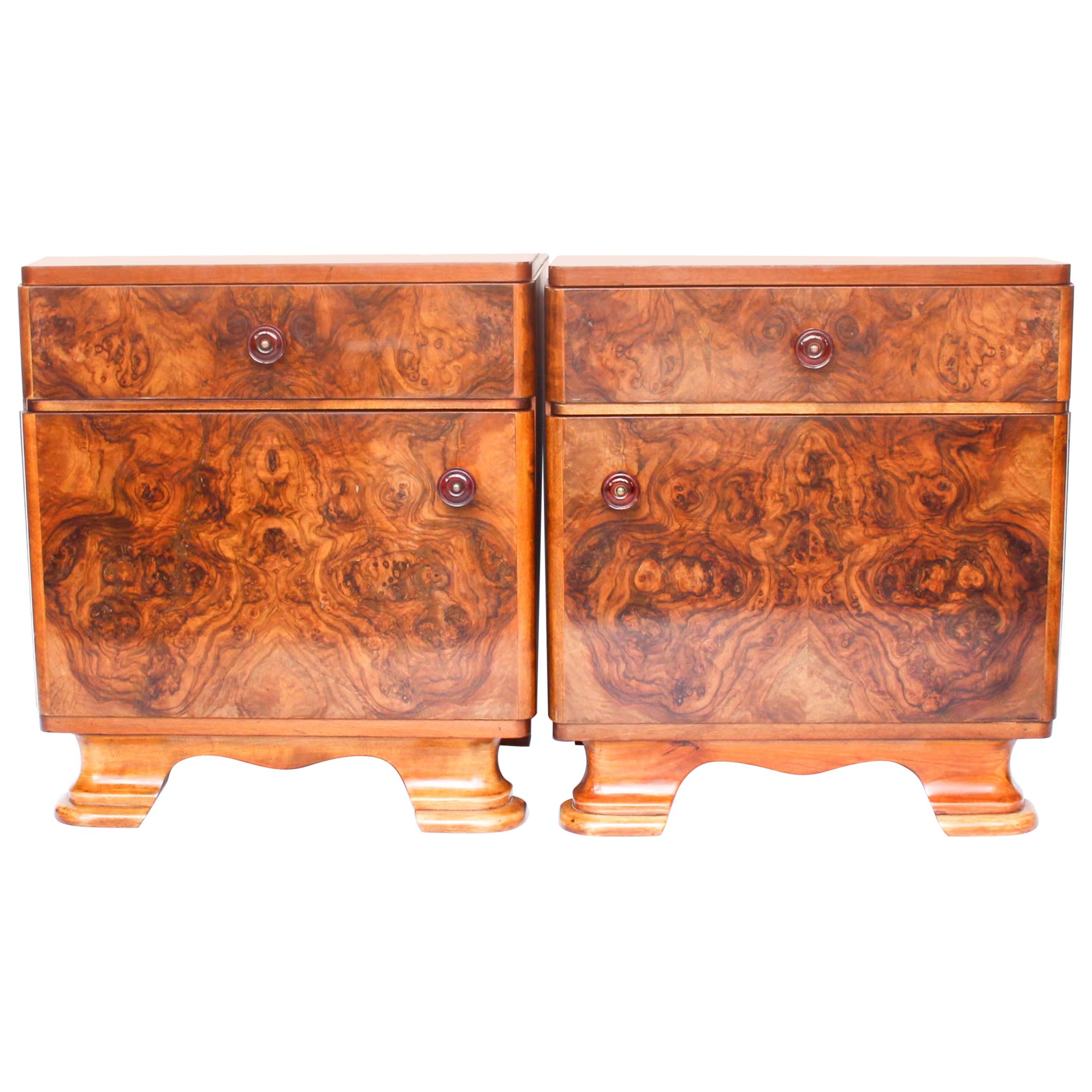 Art Deco Bedside Cabinets