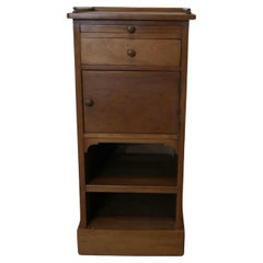 Vintage  Bedside Cupboard with Brushing Slide   