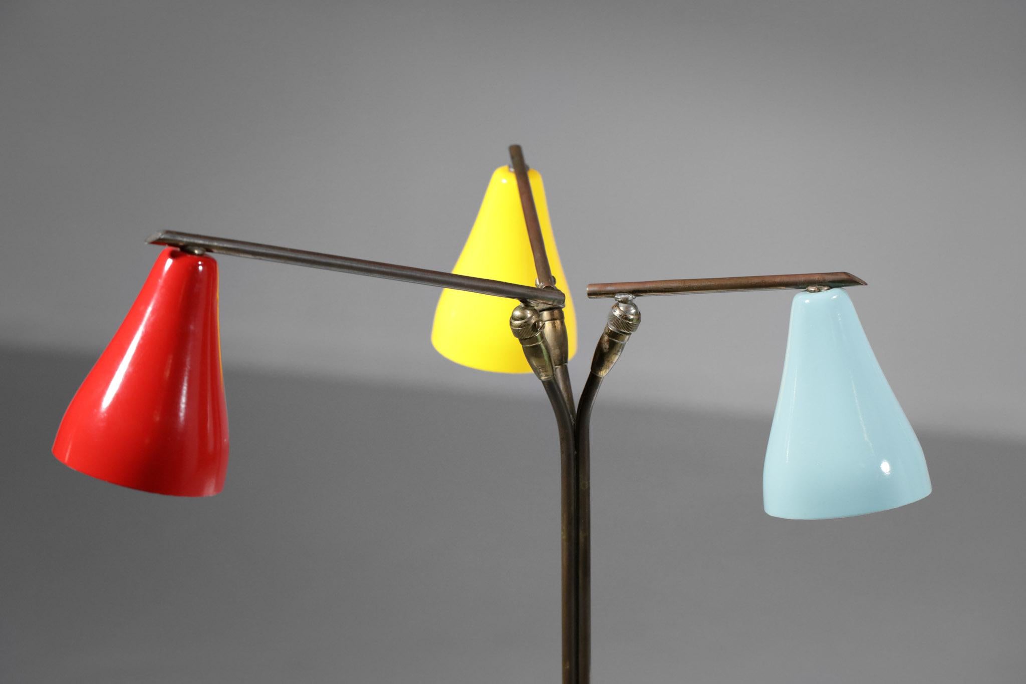 Bedside or Table Lamp of the 50s Fontana Arte Italian Design Original 3