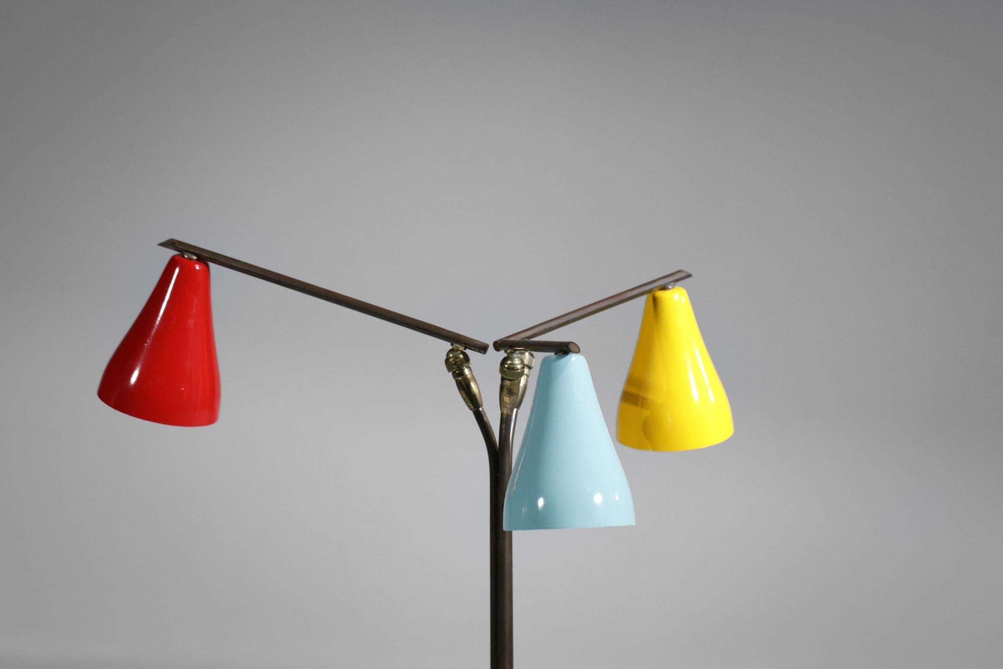 Mid-Century Modern Bedside or Table Lamp of the 50s Fontana Arte Italian Design Original