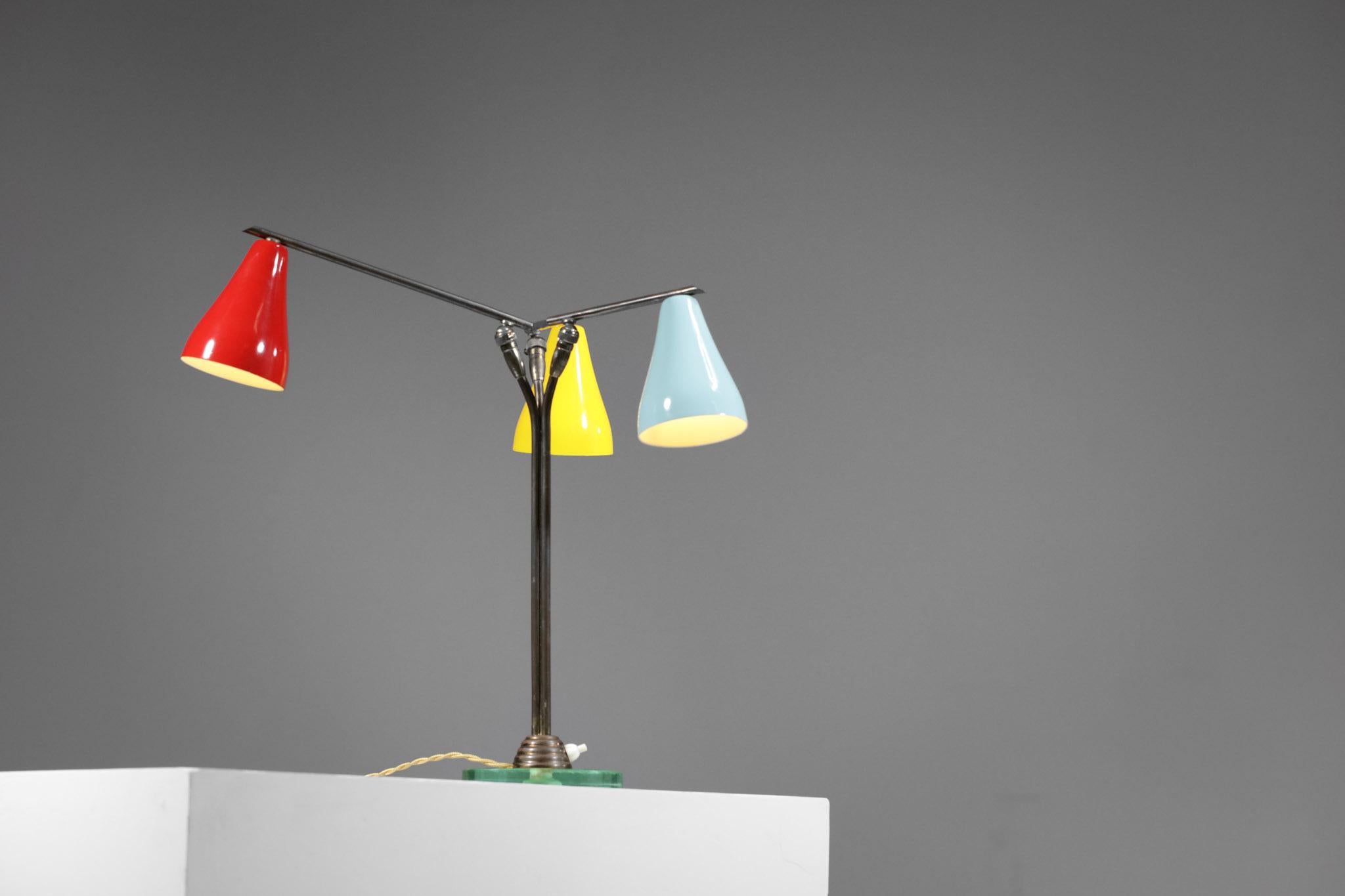 Mid-20th Century Bedside or Table Lamp of the 50s Fontana Arte Italian Design Original