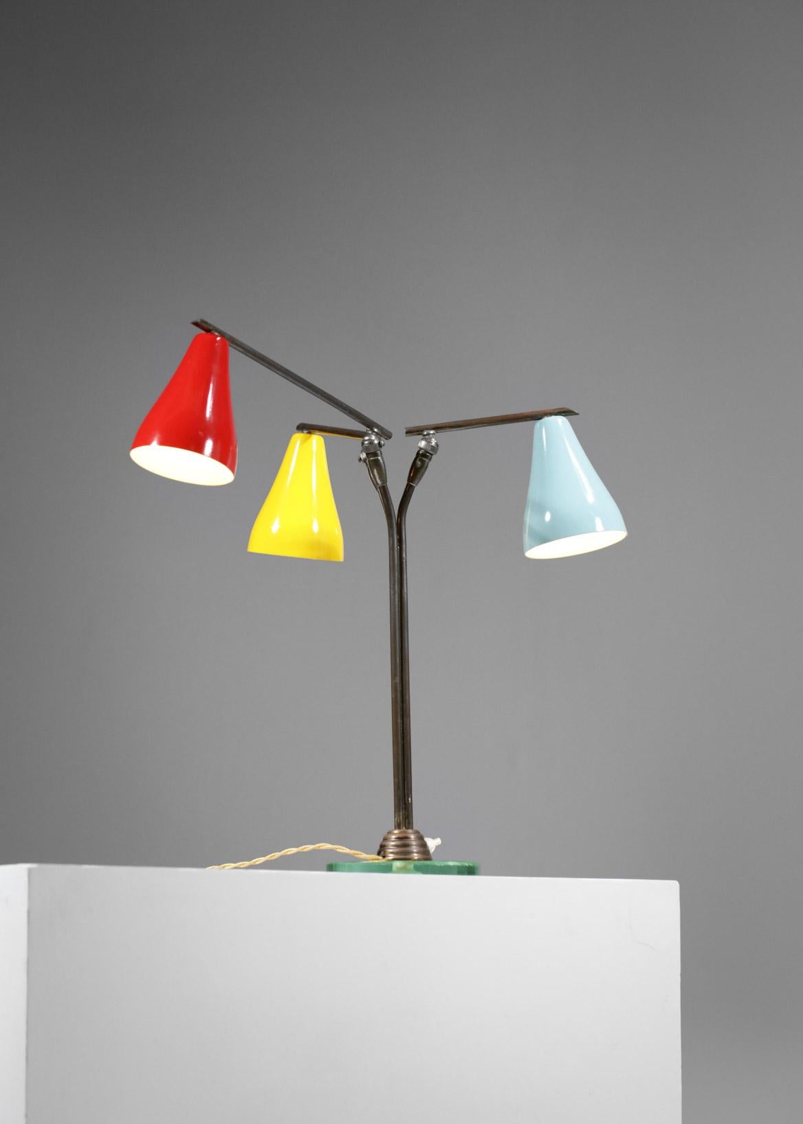 Bedside or Table Lamp of the 50s Fontana Arte Italian Design Original 1