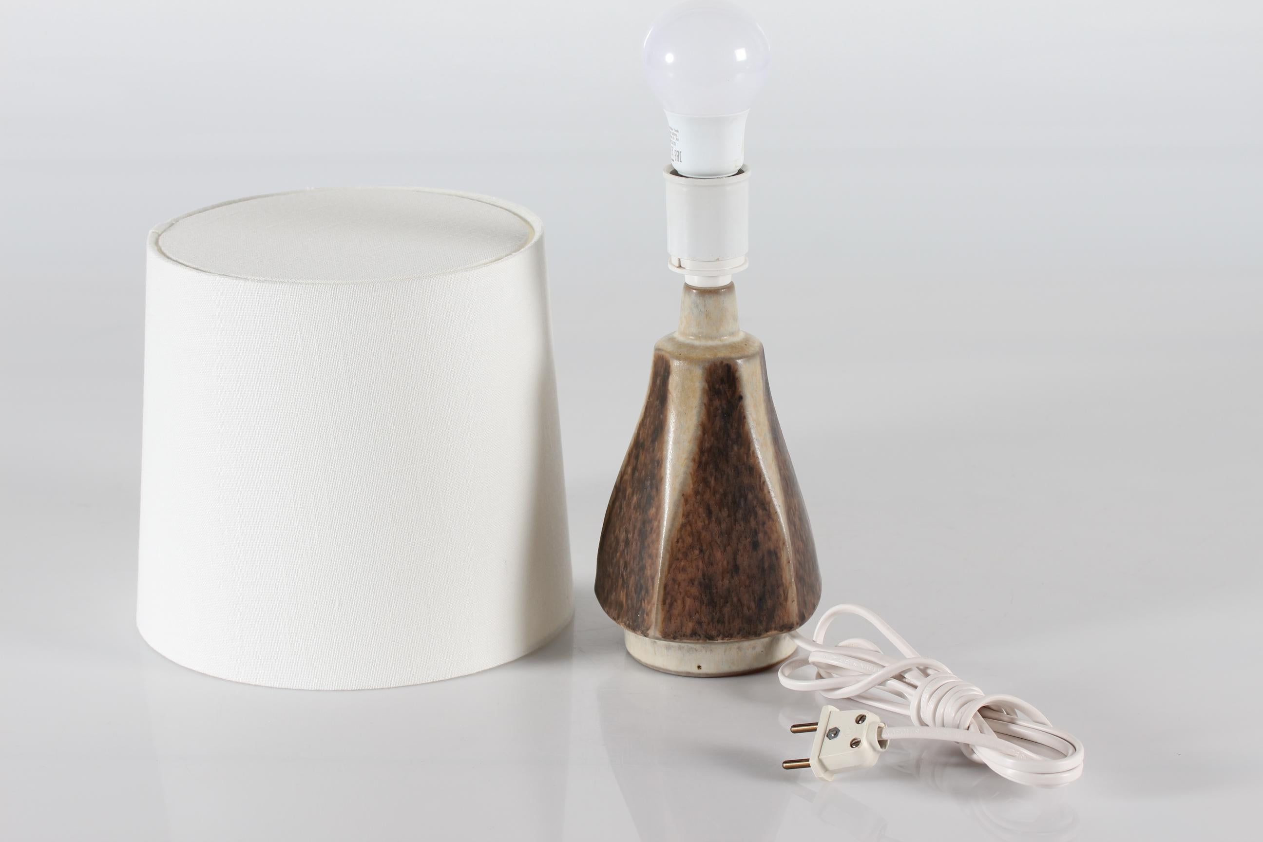 Danish Bedside Stoneware Table Lamp by Marianne Starck and Michael Andersen & Søn 1960s