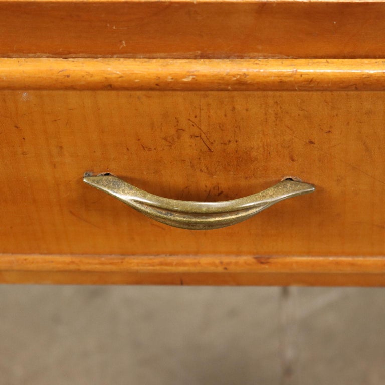 Bedside Table Ash Veneer Italy, 1950s1960s For Sale at 1stDibs