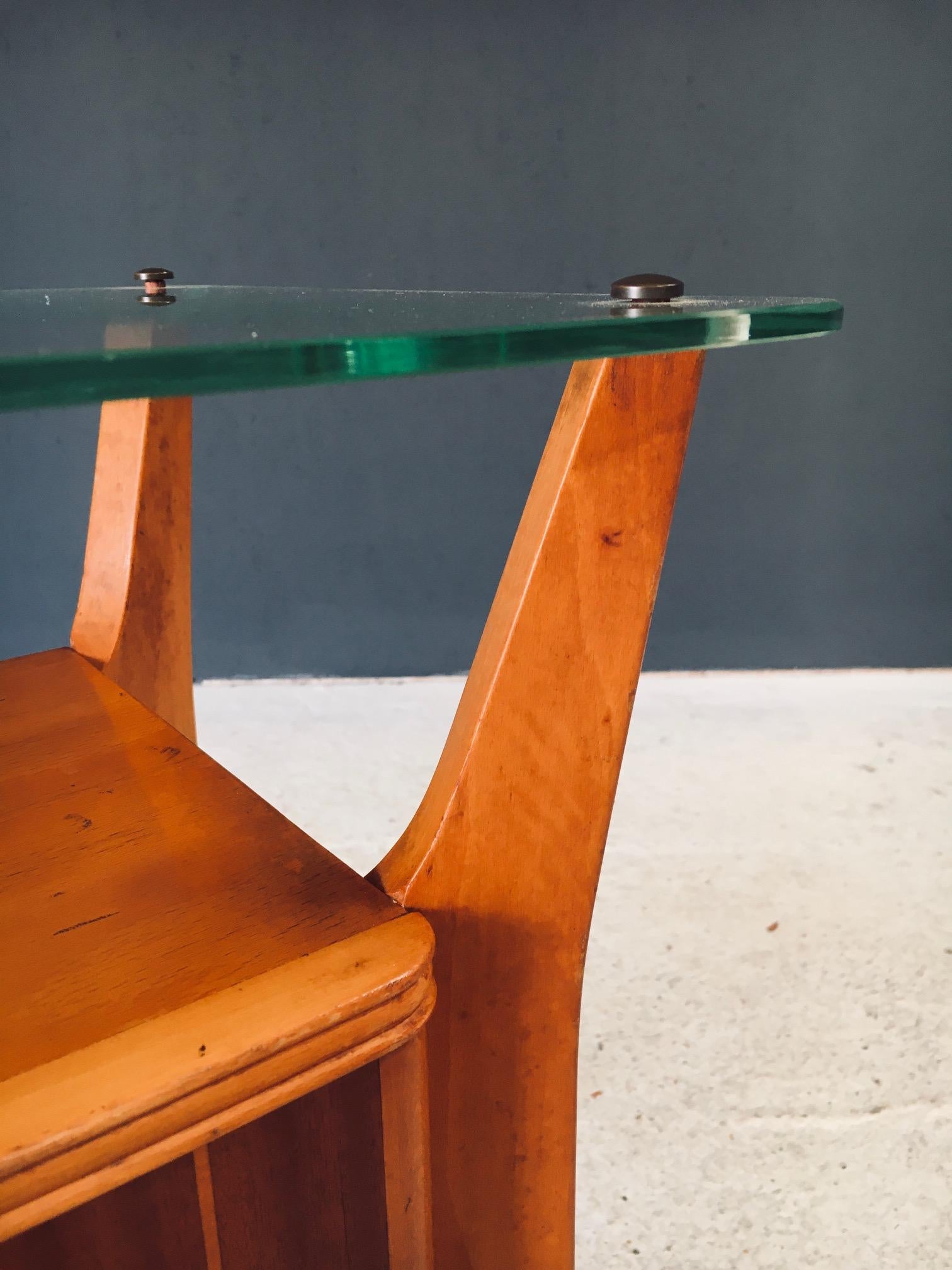 Table de chevet par Gio Ponti pour La Permanente Mobili Cantu, Italie, années 1950 en vente 8