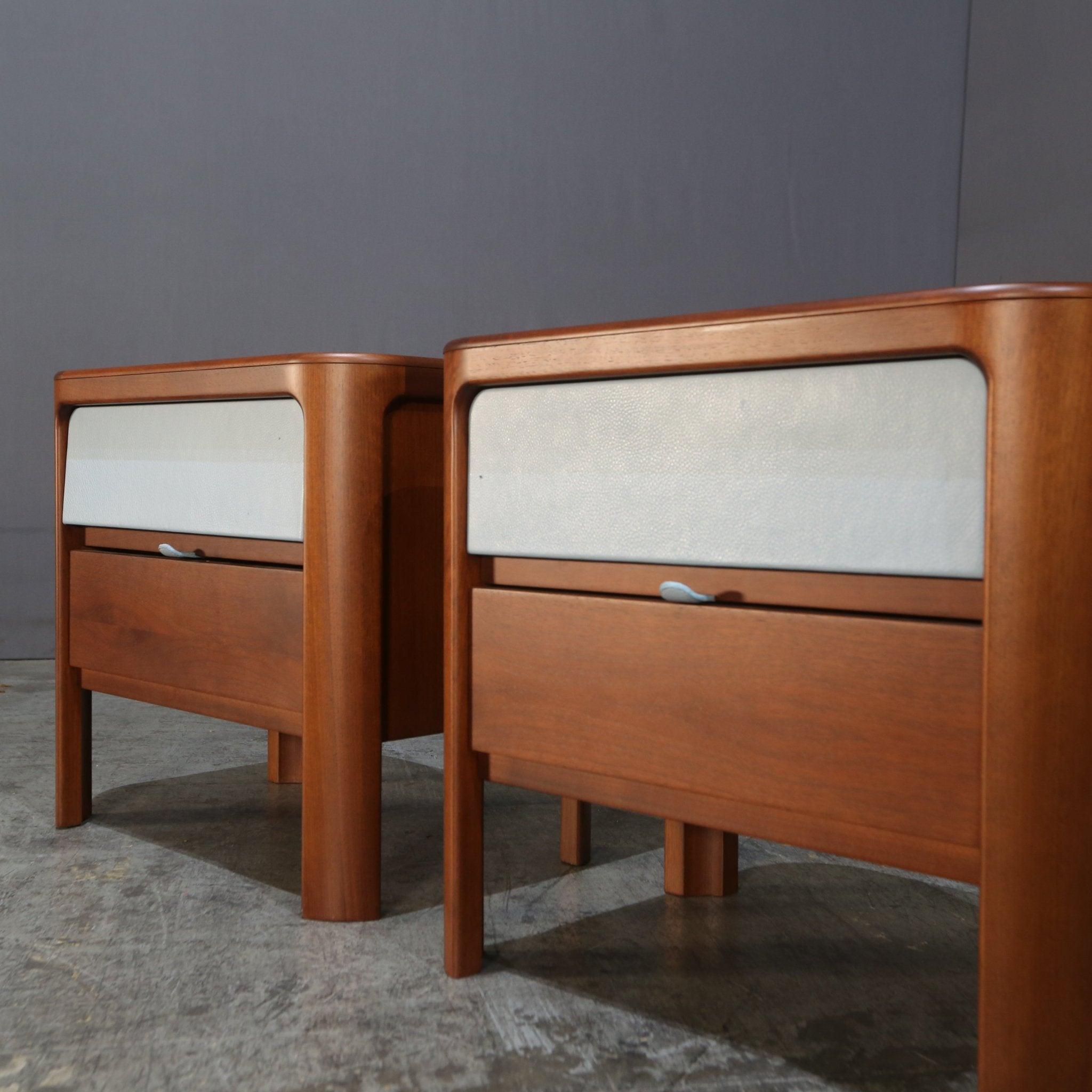 Italian Bedside Table by Giorgetti For Sale