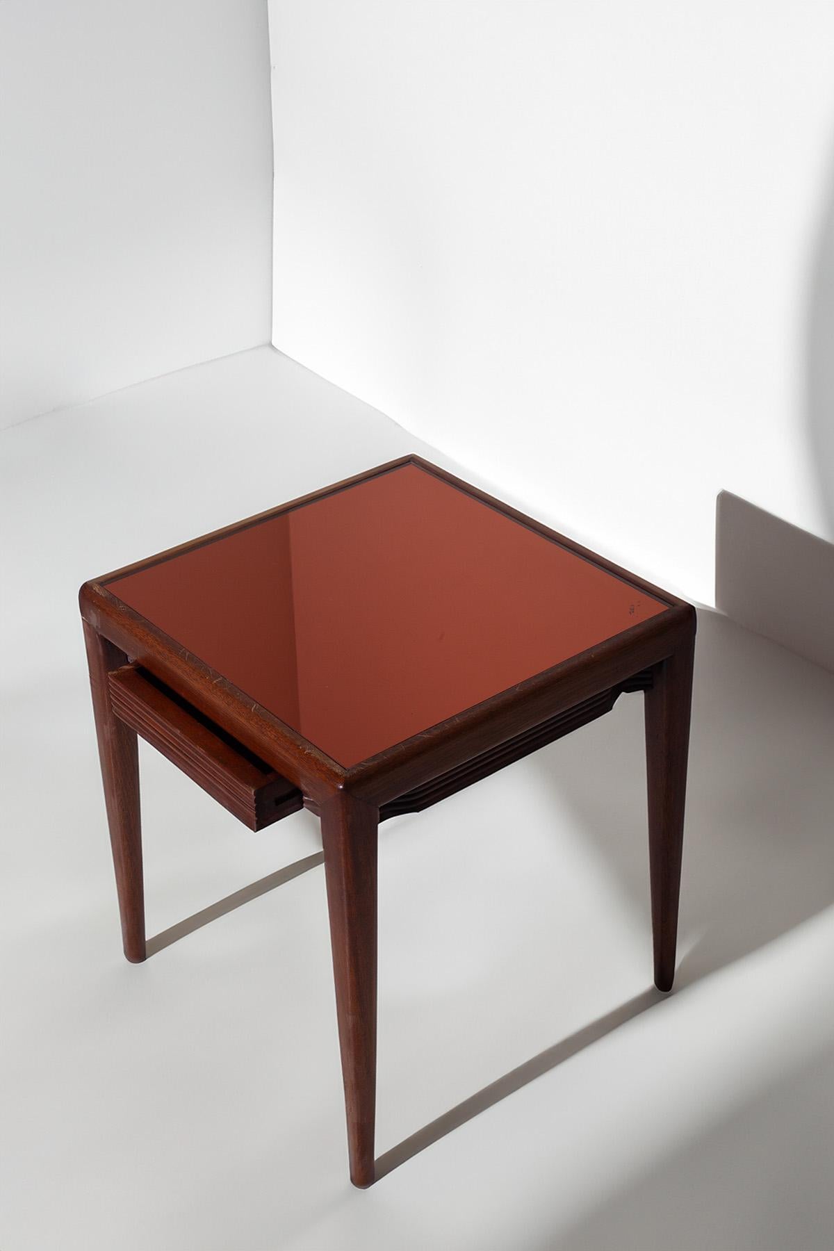 Mid-Century Modern Italian Bedside table by Osvaldo Borsani For Sale
