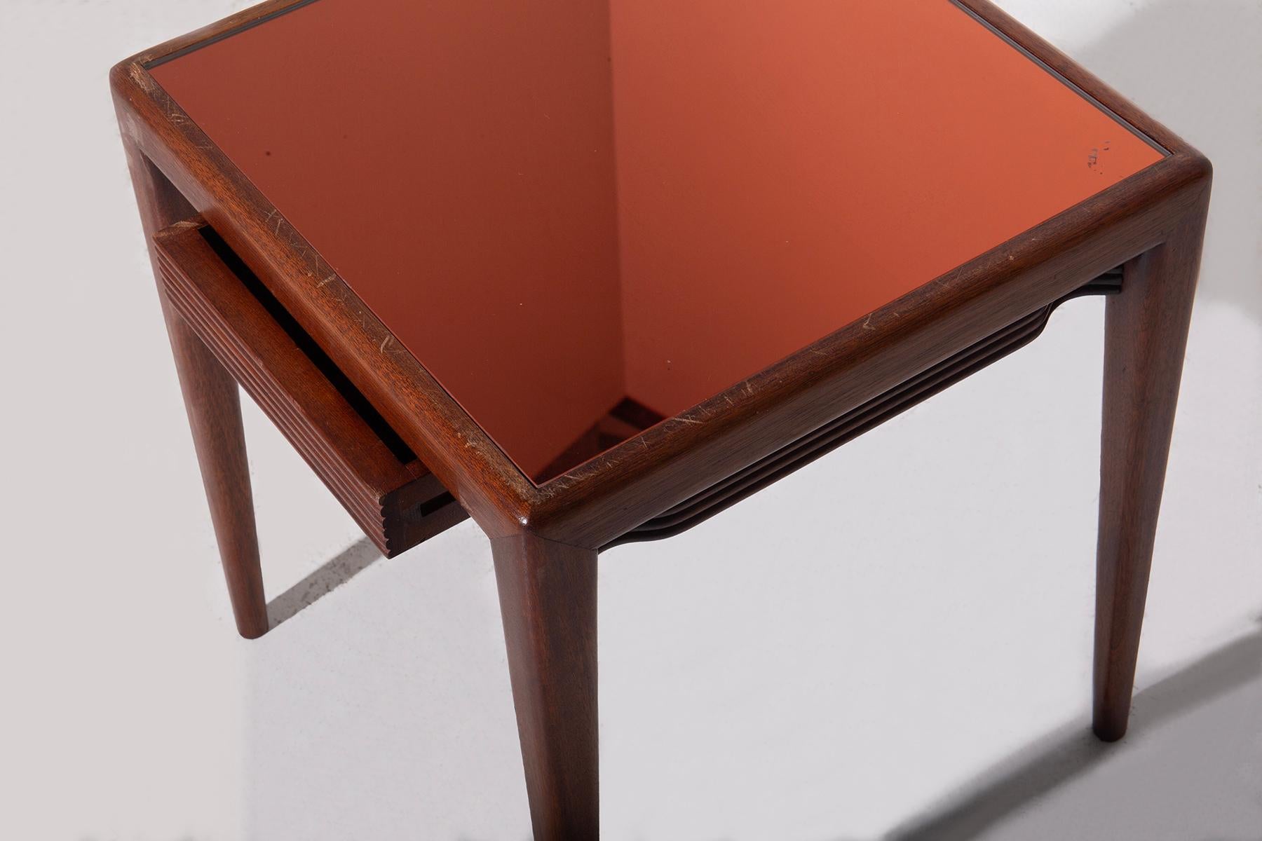 Italian Bedside table by Osvaldo Borsani In Good Condition For Sale In Milano, IT