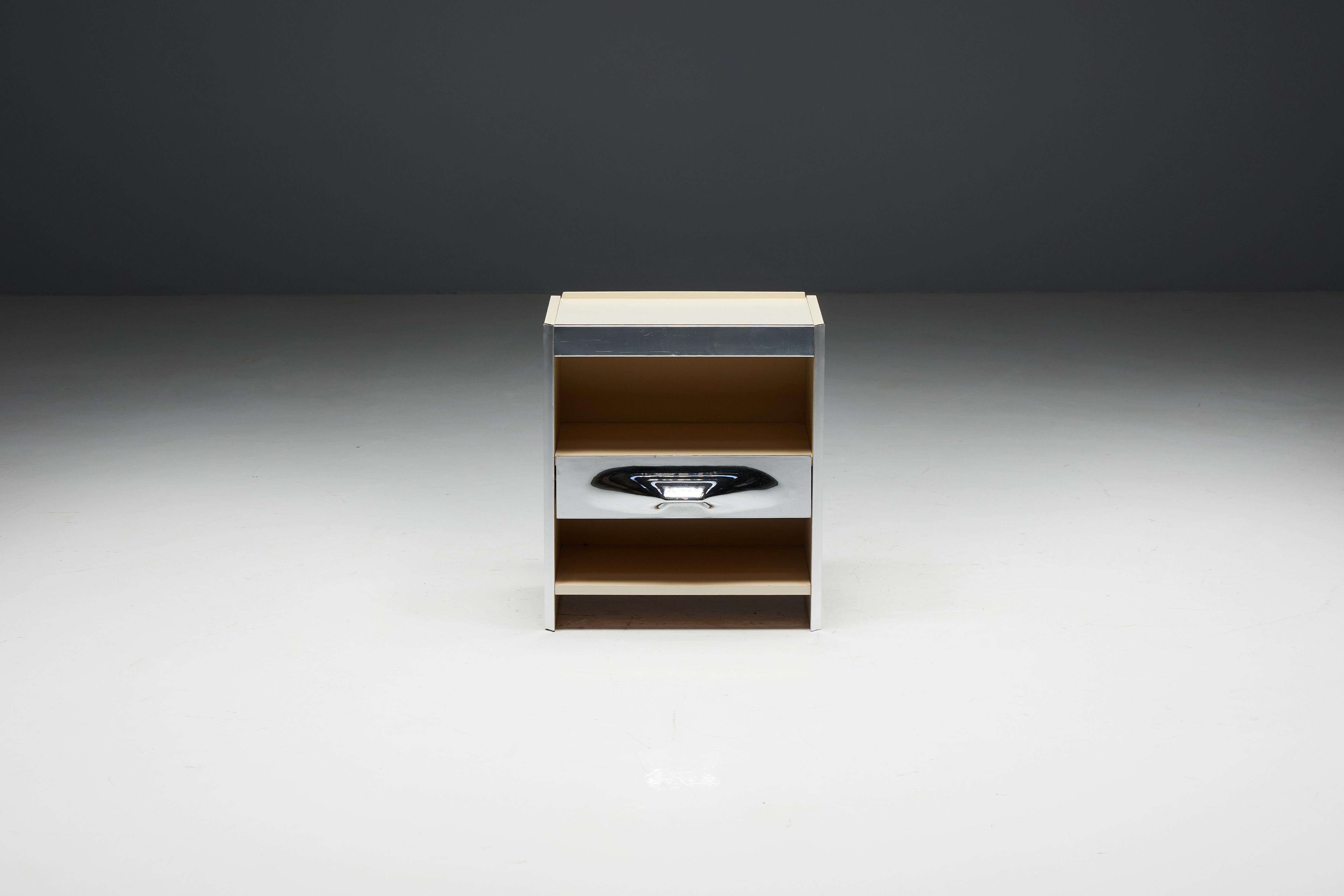 French Bedside Table by Raymond Loewy, France, 1960s For Sale