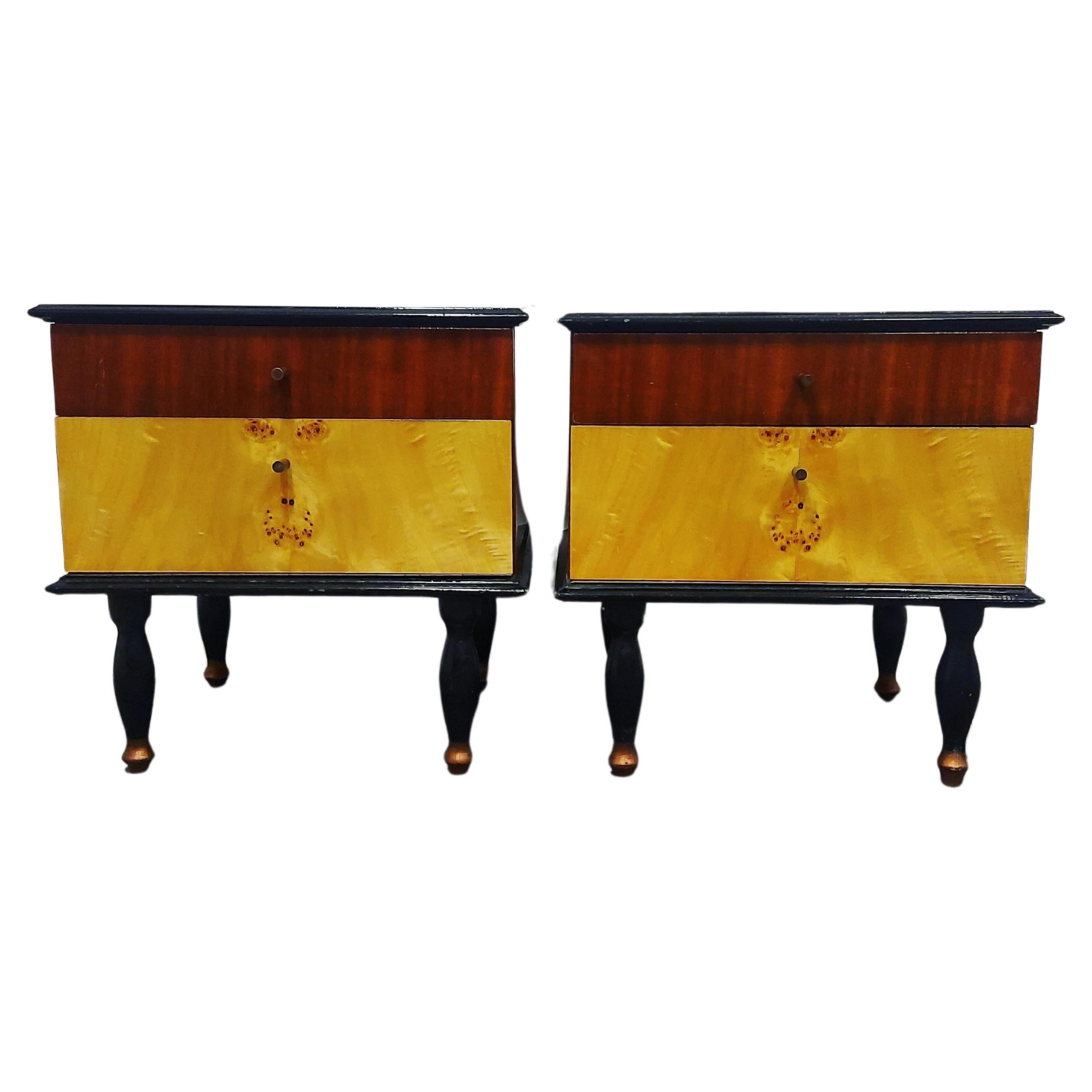 Bedside Table/ Nightstand, 1960s For Sale