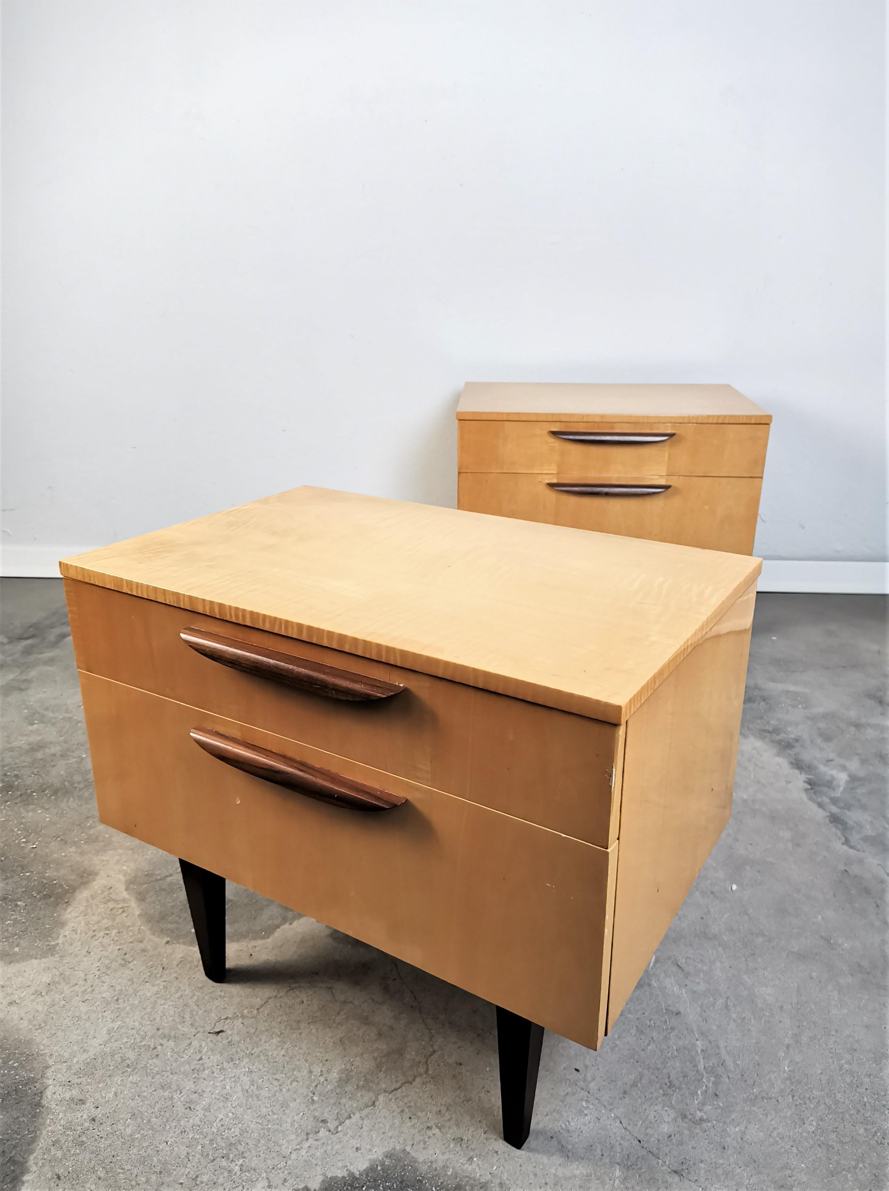 Late 20th Century Bedside Table / Nightstand, 1970s, Pair