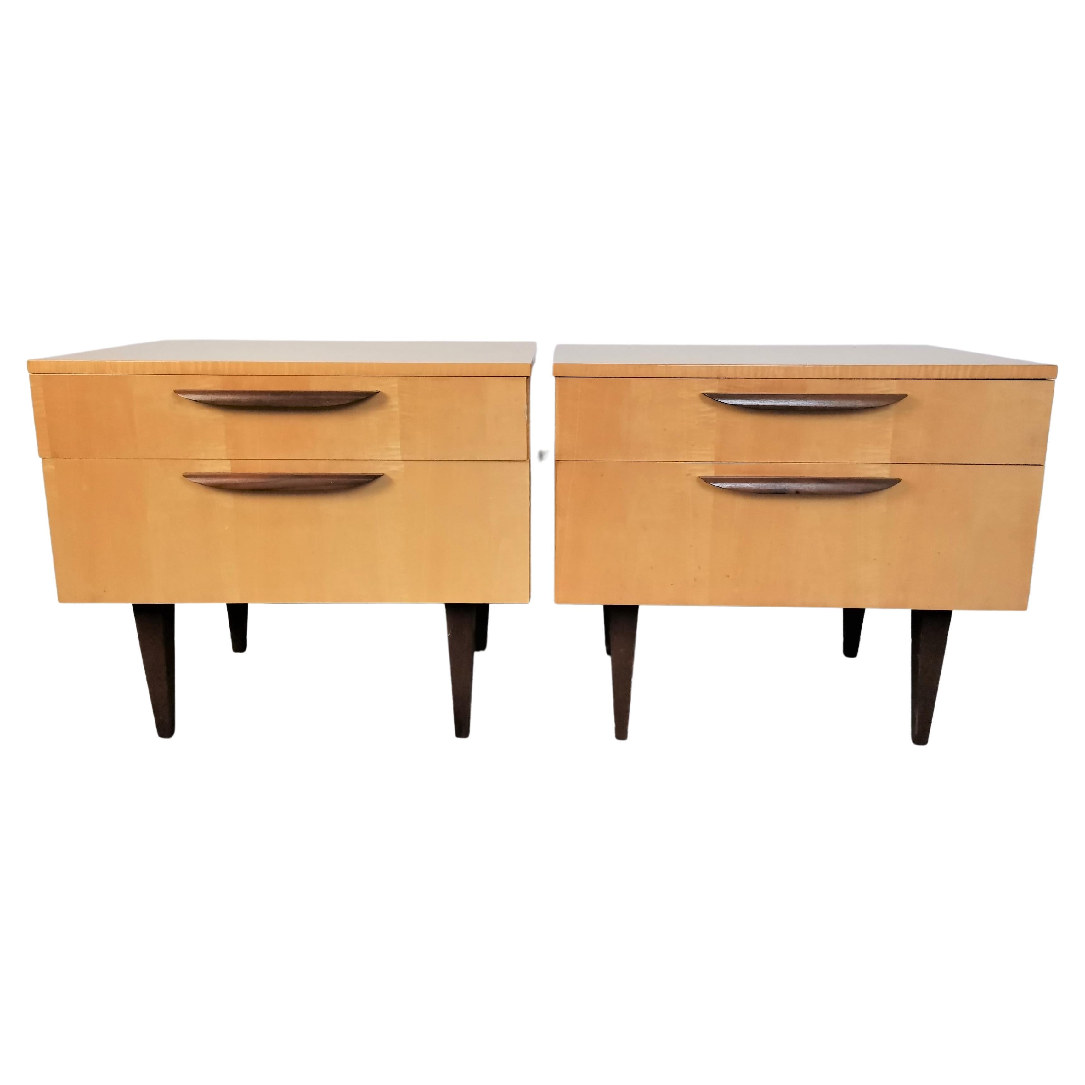 Bedside Table / Nightstand, 1970s, Pair