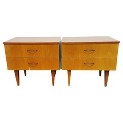 Bedside table/Nightstand, 1970s - pair