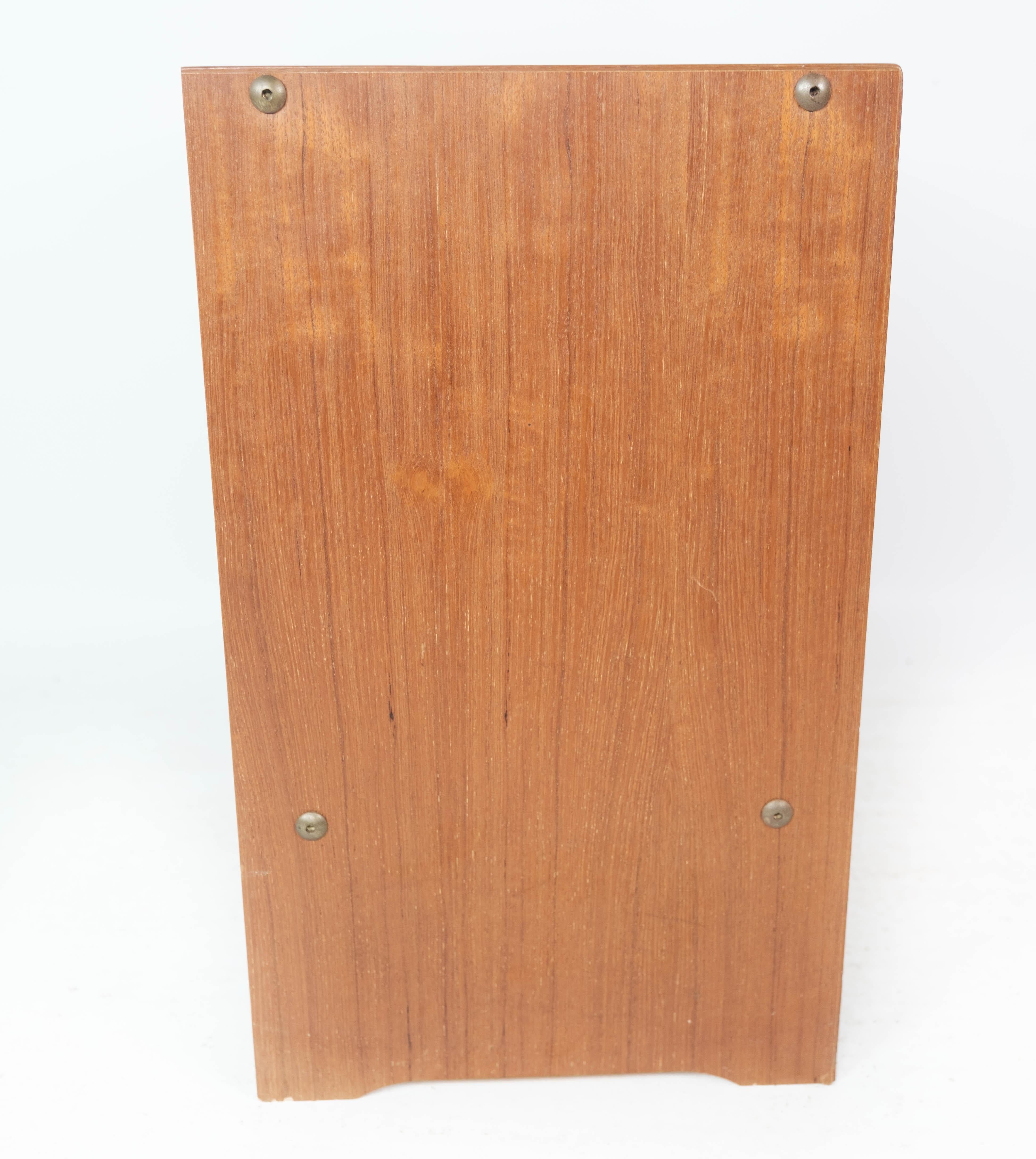 Bedside Table with Drawers in Teak of Danish Design by Pbj Furniture For Sale 4