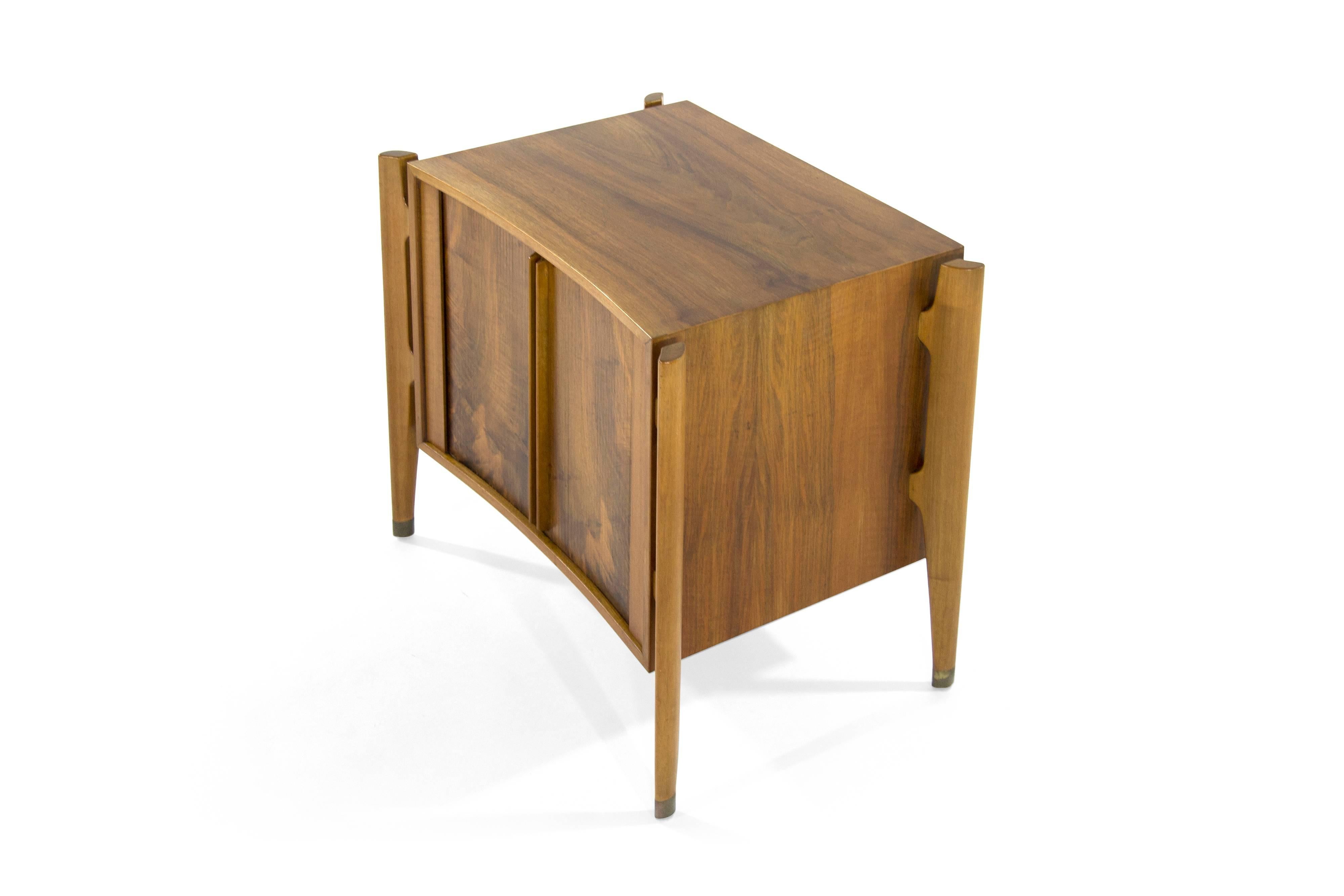 20th Century Bedside Tables by Jorgen Clausen in Rosewood, Denmark, 1950s
