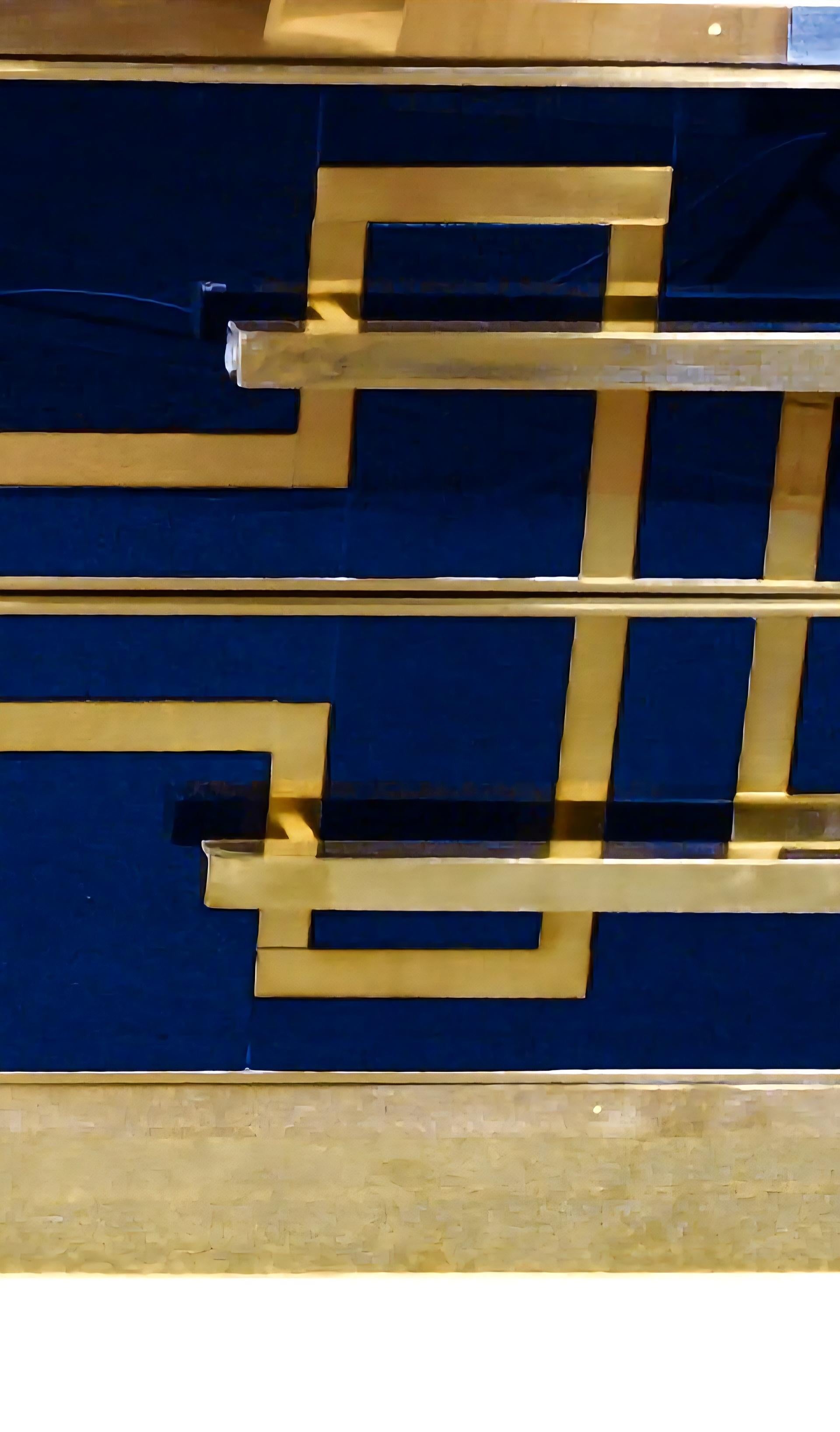 Tables de chevet pour ceux qui aiment le bleu, bleu saphir fait main, justfurnituress en vente 2