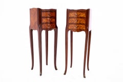 Bedside tables, France, early 20th century.