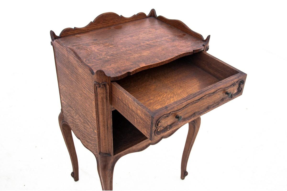 French Bedside Tables, France, Walnut, Early 20th Century