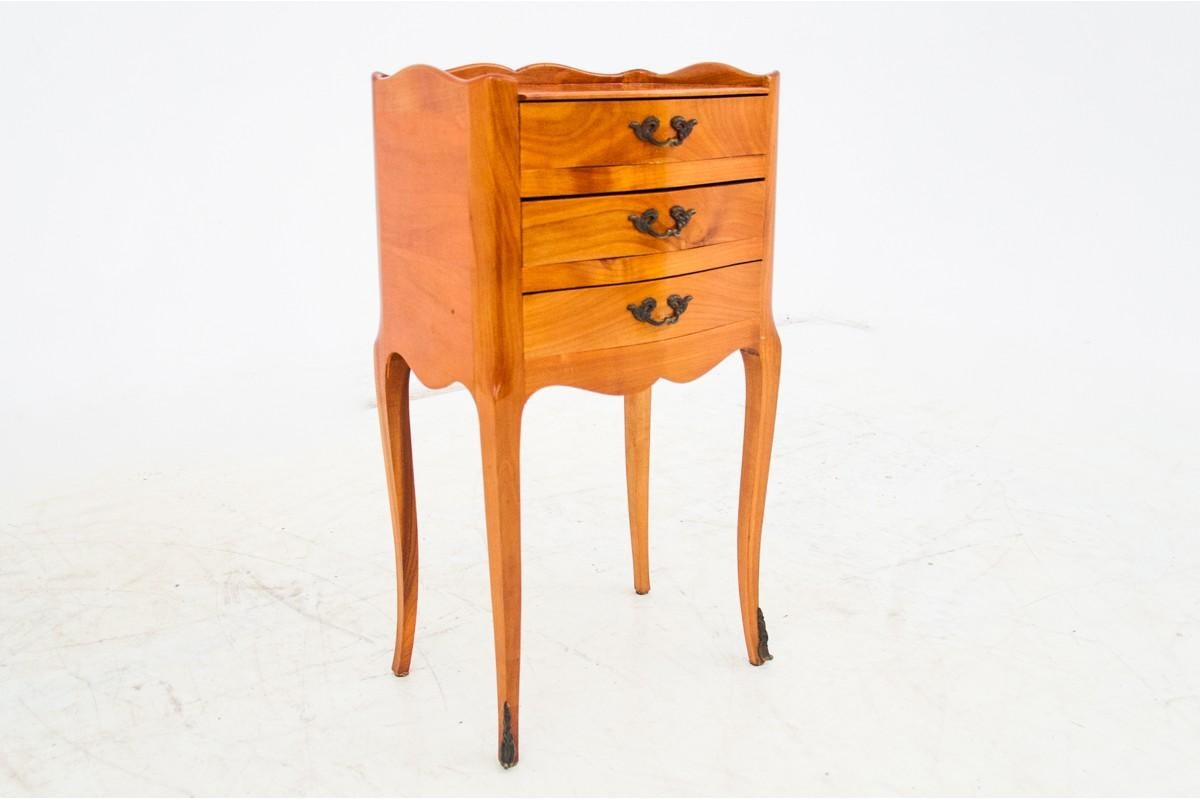 Bedside Tables, France, Walnut, Mid XX Century In Good Condition In Chorzów, PL