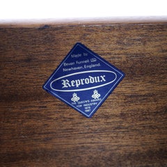 Bedside Tables In Mahogany With Leather Top By Bevan Funnell, Military Campaign