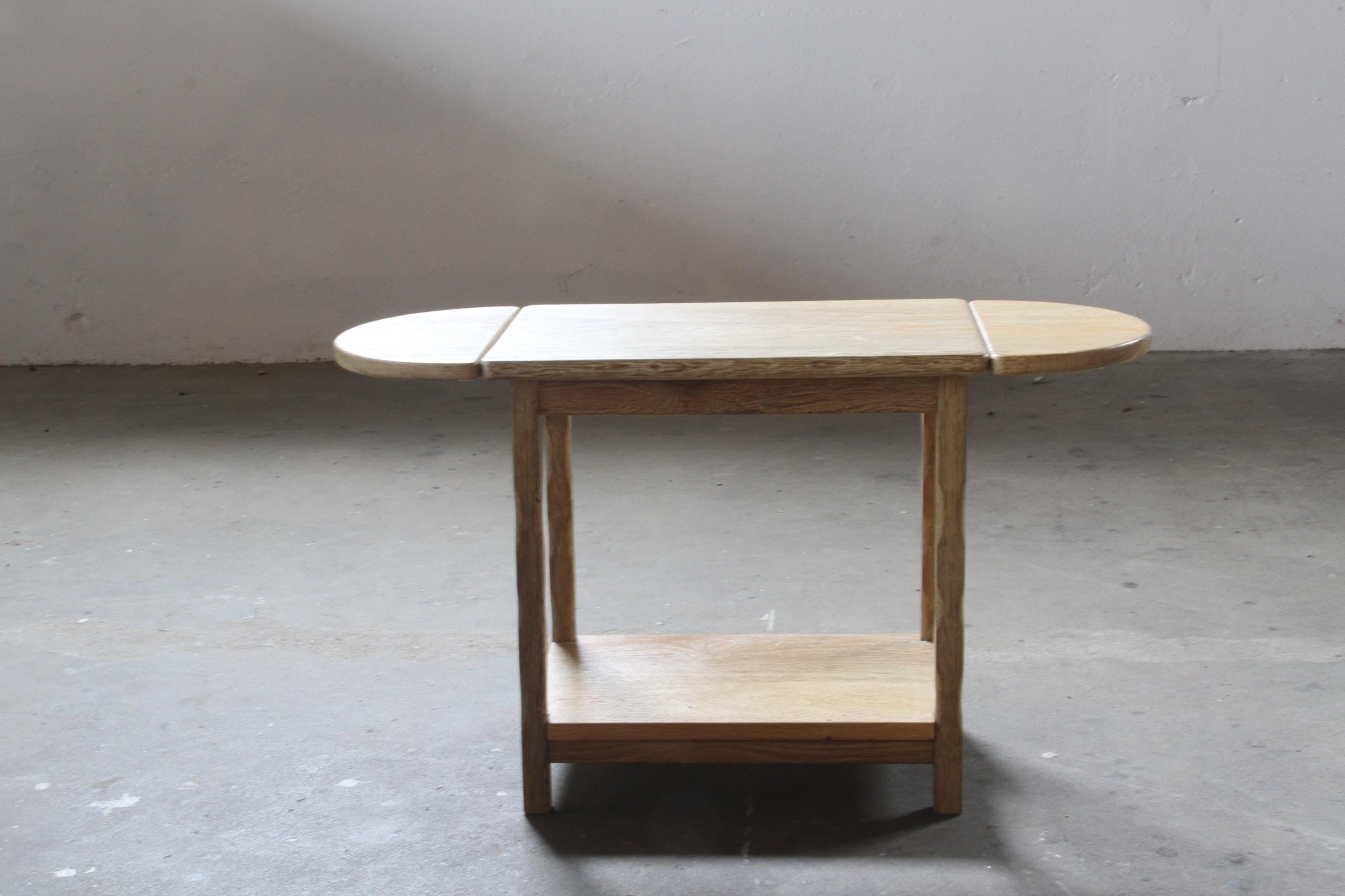 Bedside tables in the style of Kjærnulf, solid oak, denmark For Sale 3