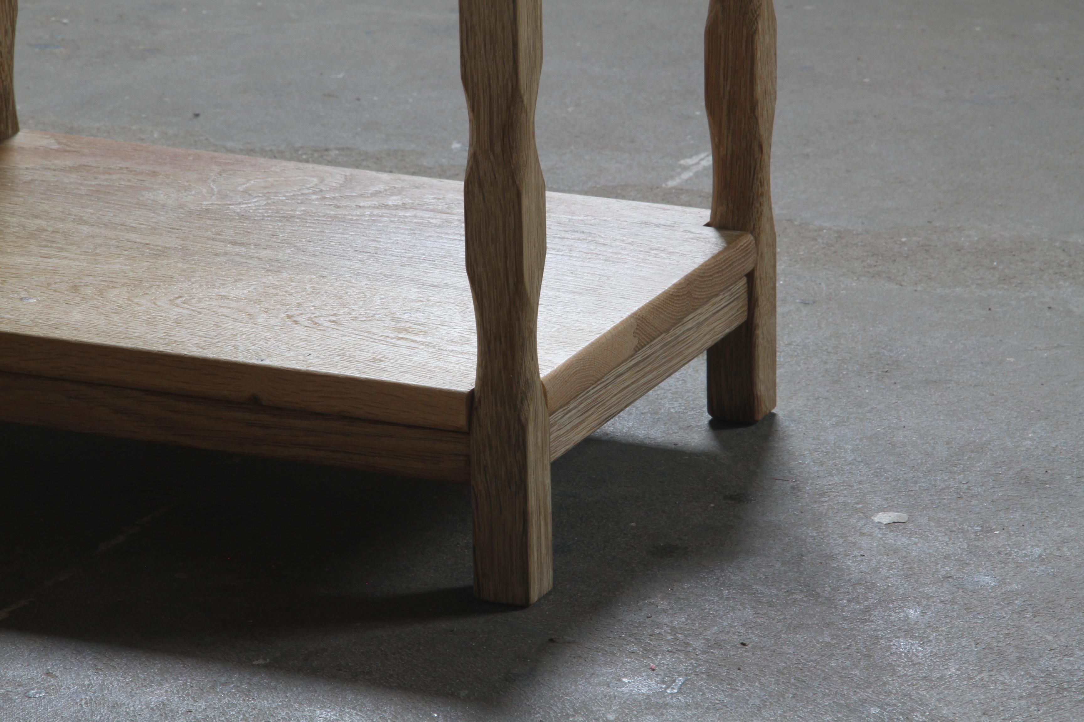 Bedside tables in the style of Kjærnulf, solid oak, denmark For Sale 6
