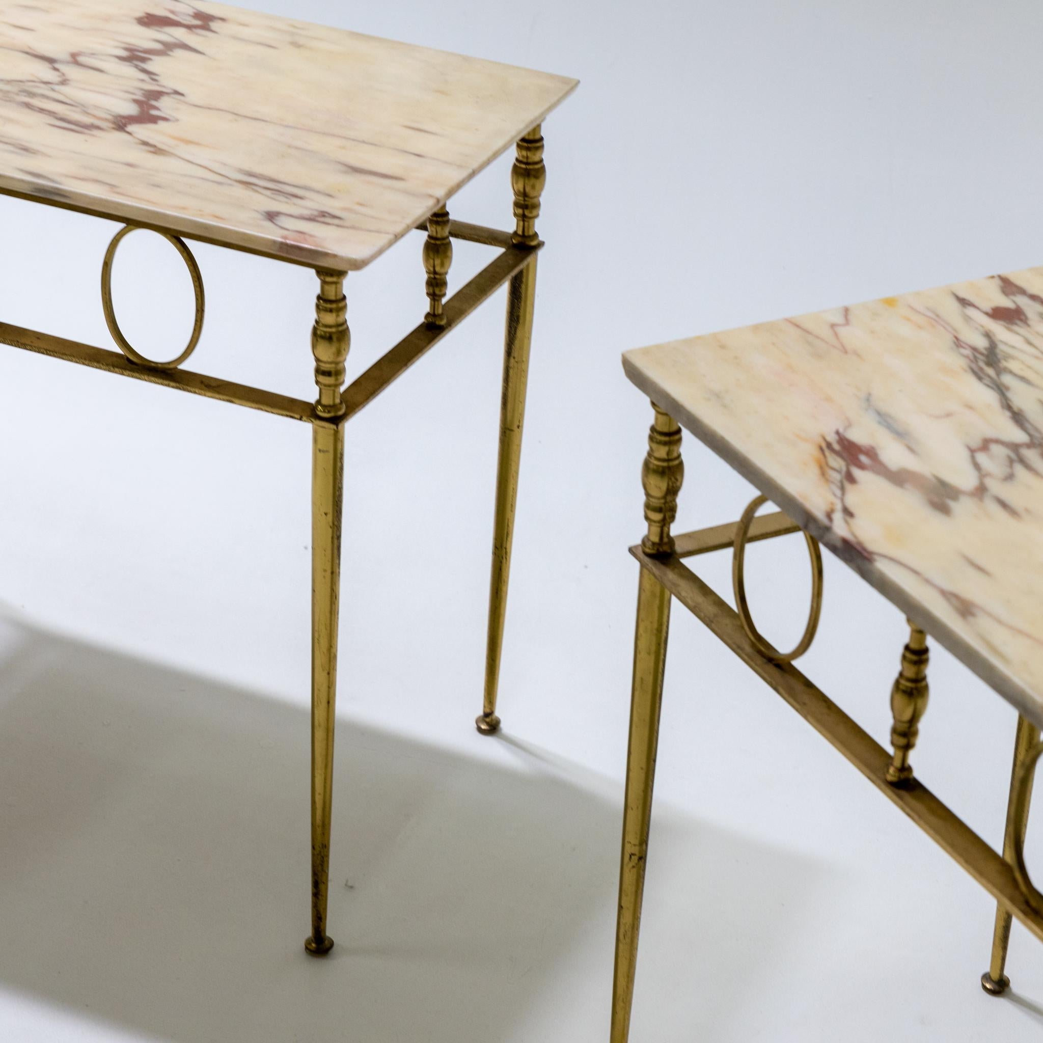 Modern Bedside Tables, Italy Mid-20th Century