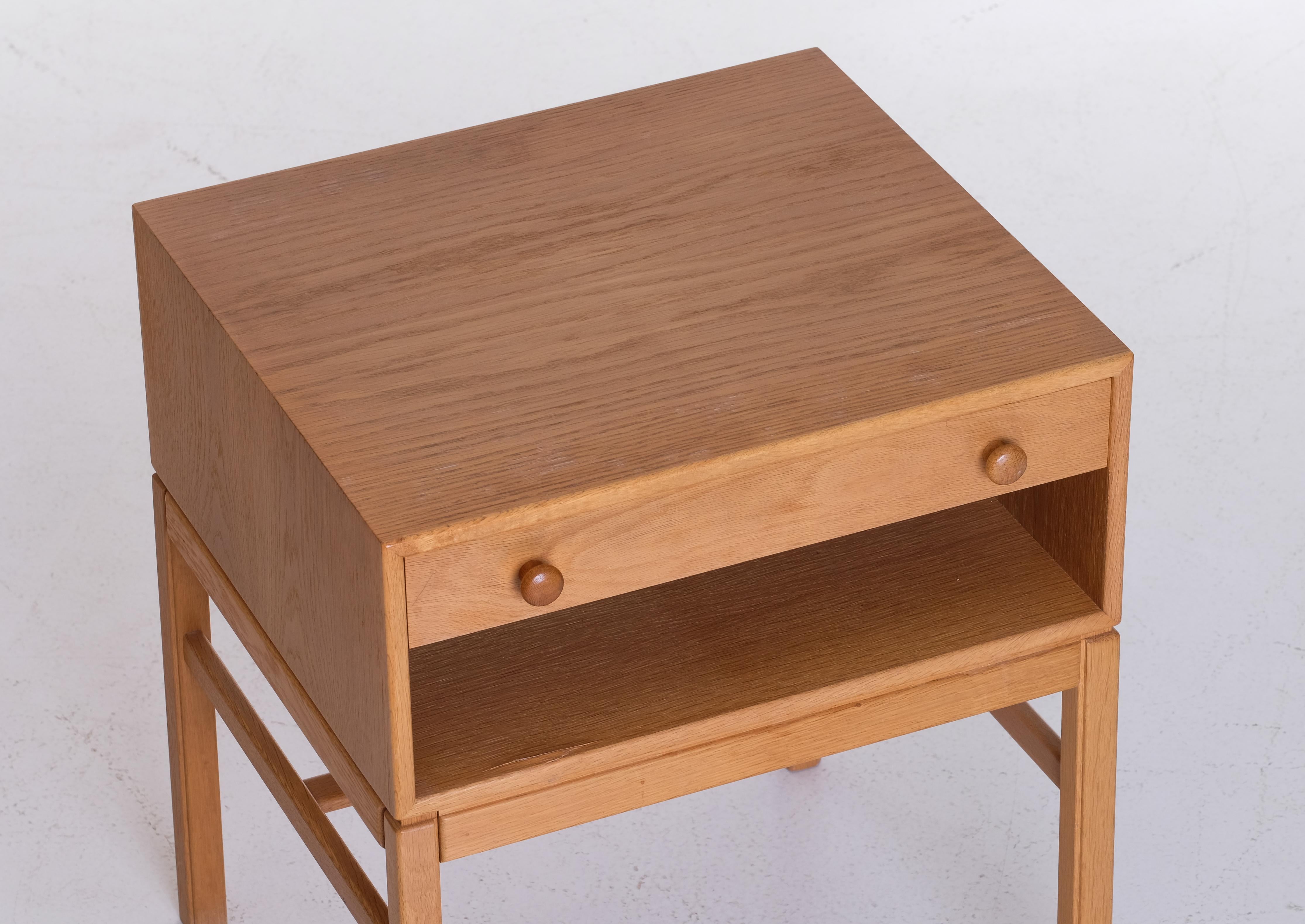 Scandinavian Modern Bedside Tables Model 'Casino' by Sven Engström & Gunnar Myrstrand, Sweden, 1960s