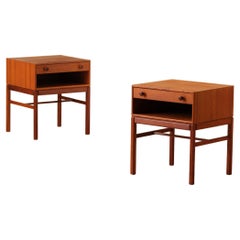Bedside Tables Model 'Casino' by Sven Engström & Gunnar Myrstrand, Sweden, 1960s