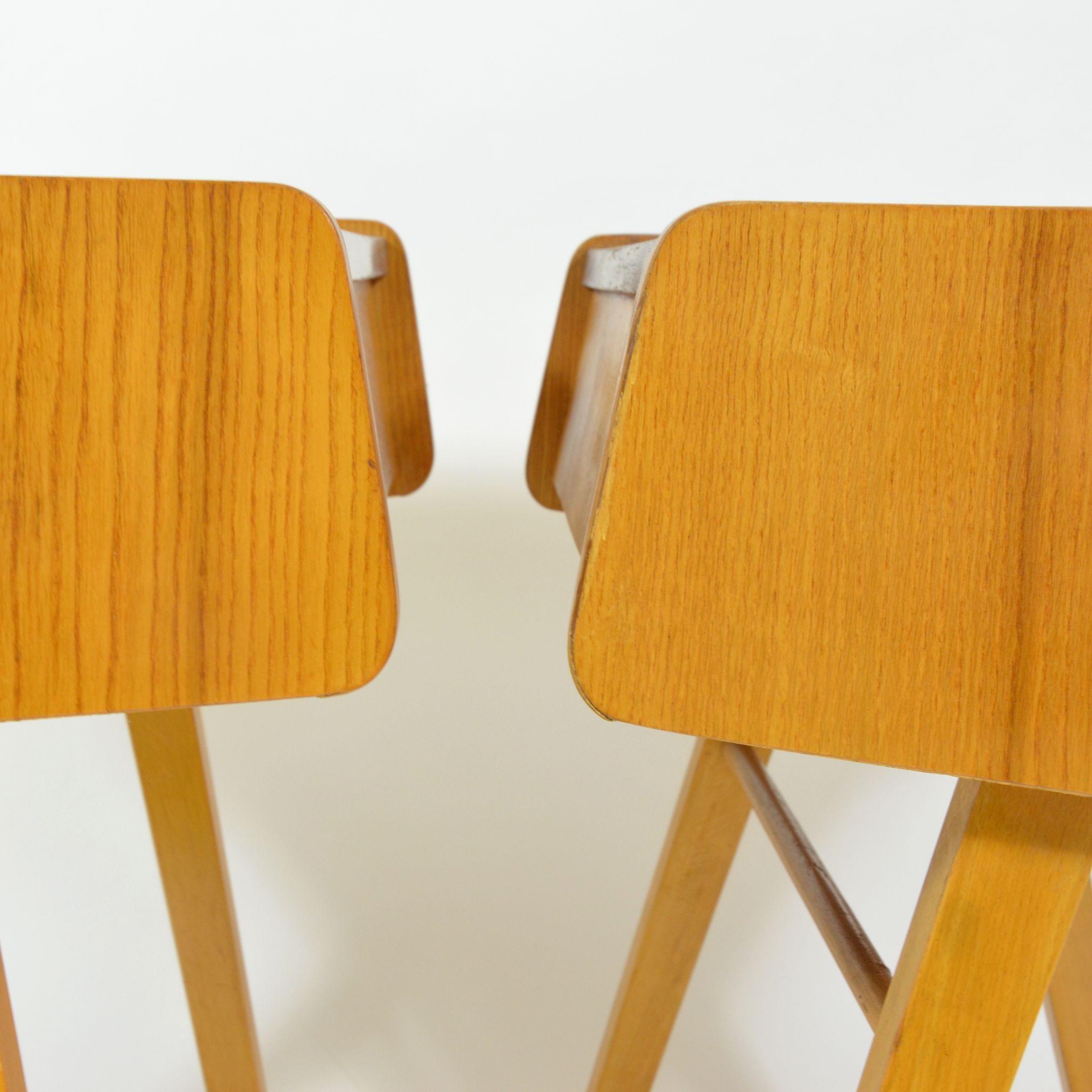 Bedside Tables with Formica Tops, 1970s, Set of Two For Sale 2