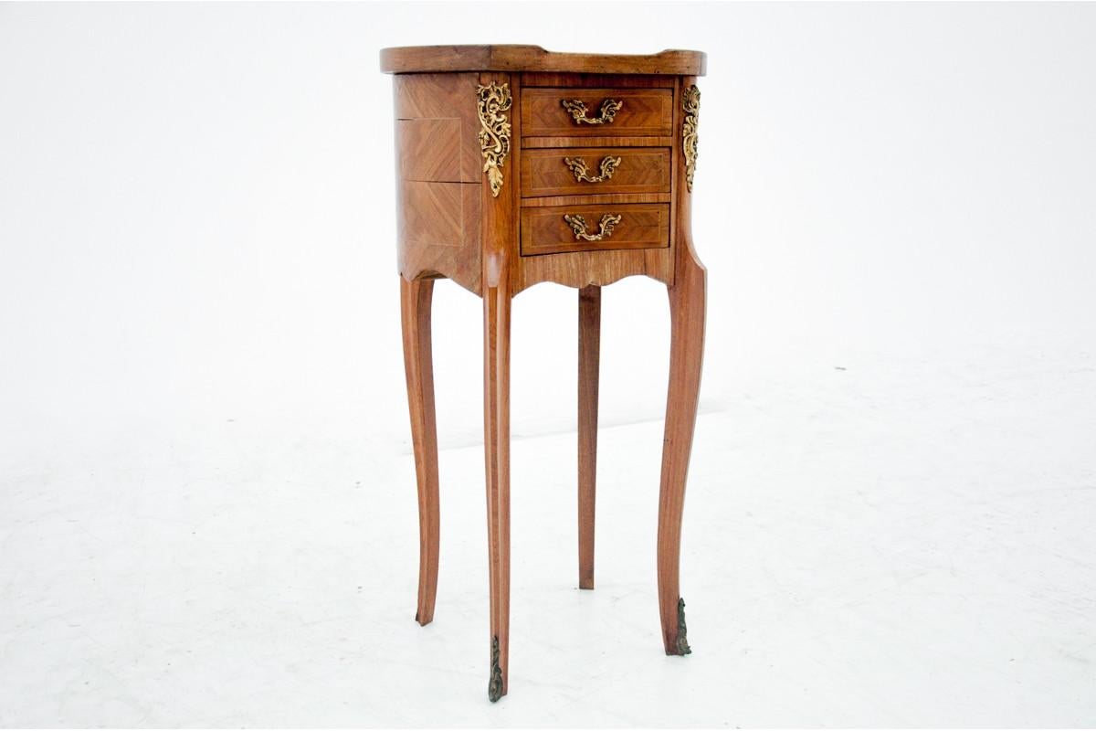 Early 20th Century Bedside Tables with Marble Top, France, 1900s