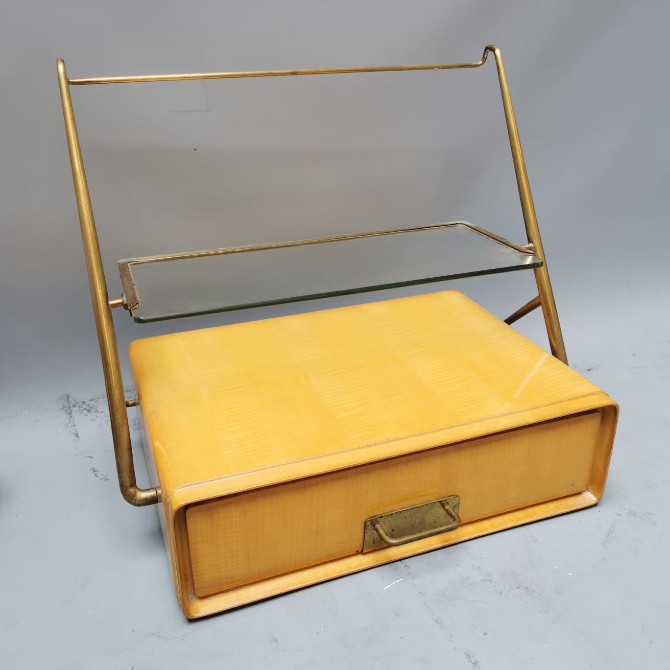 Mid-Century Modern Bedsides by Silvio Cavatorta, Italy, 50s For Sale