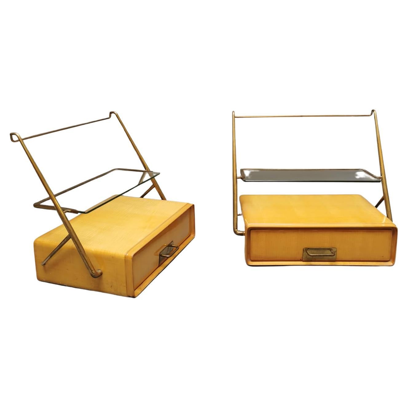 Bedsides by Silvio Cavatorta, Italy, 50s For Sale