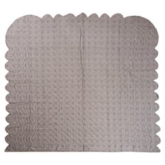 Bedspread-Steppdecke aus Prince of Galles-Stoff
