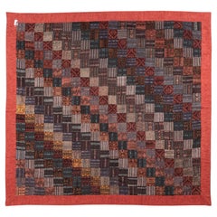 Bedspread with Ikat Textiles