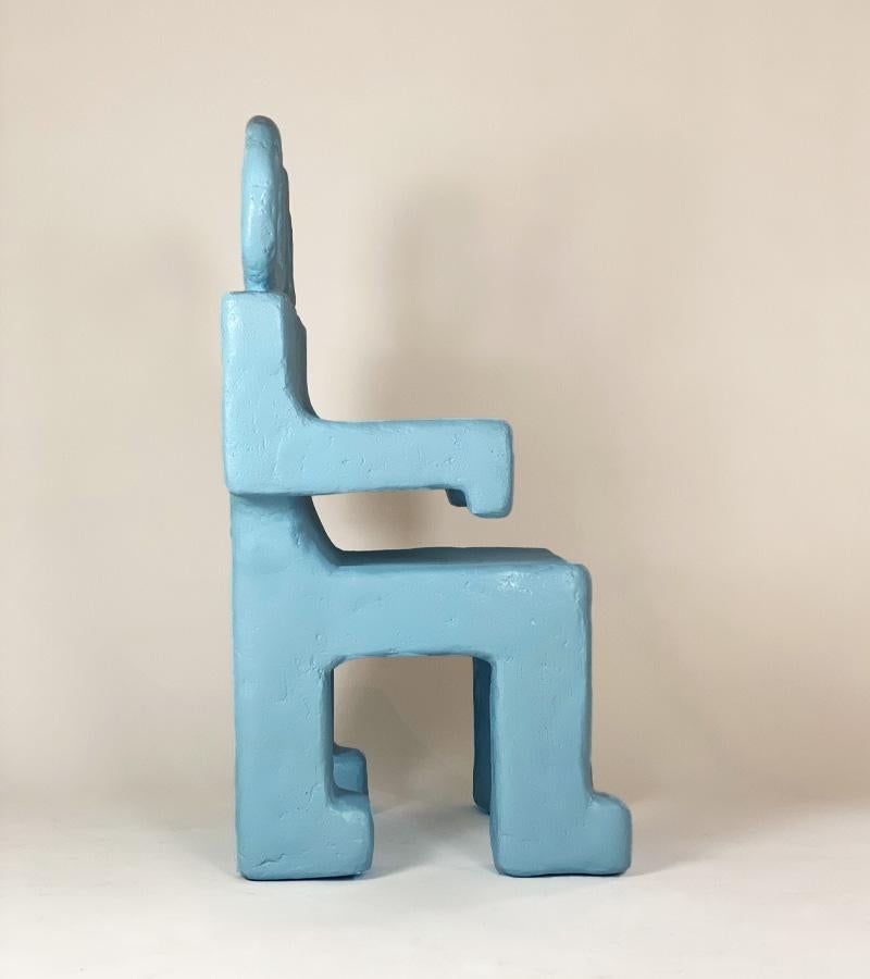 Hand-Crafted Bee Boo Bop Chair in Gypsum & Fiberglass by Brent Warr Studios For Sale