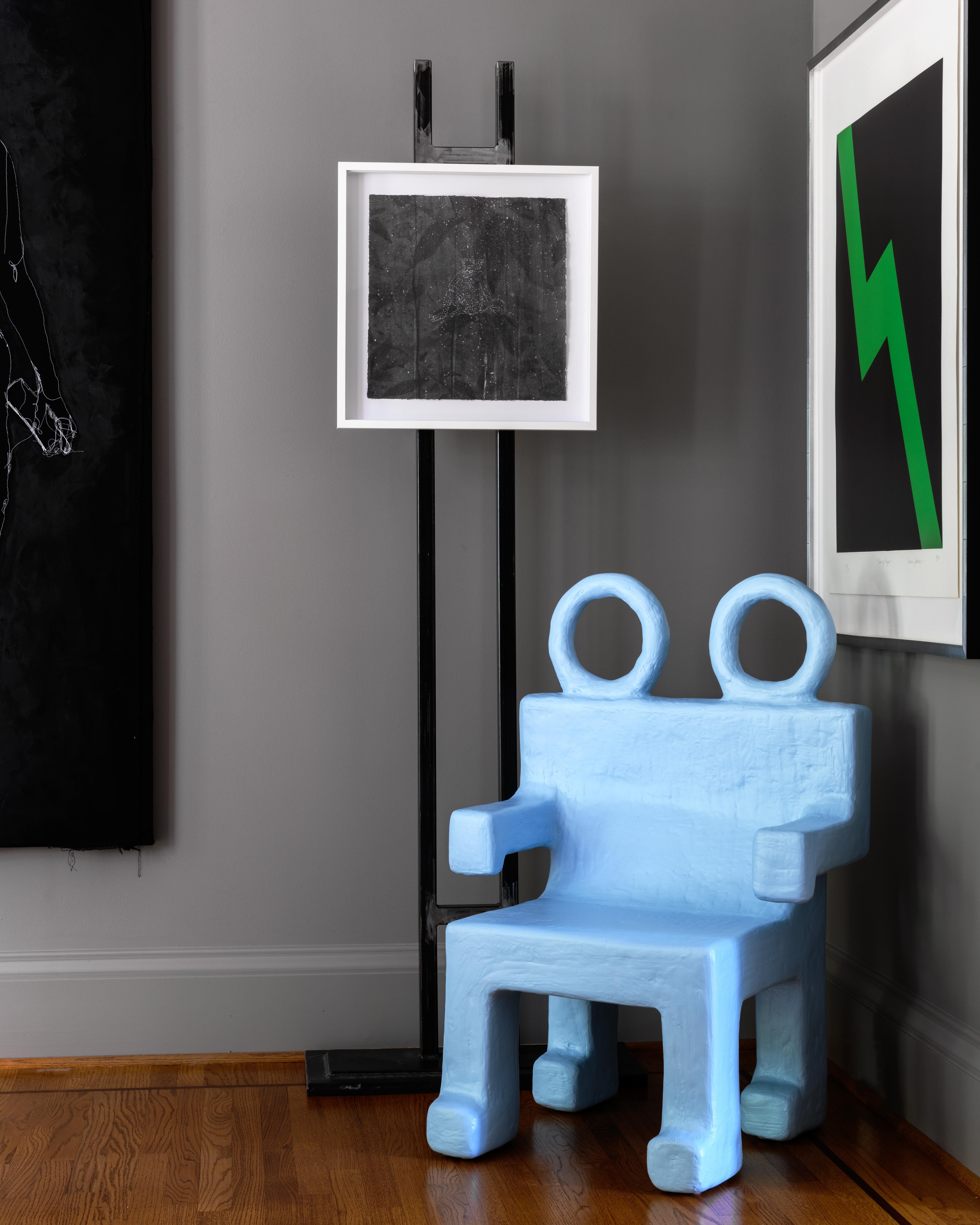 Bee Boo Bop Chair in Gypsum & Fiberglass by Brent Warr Studios In New Condition For Sale In Bainbridge, GA