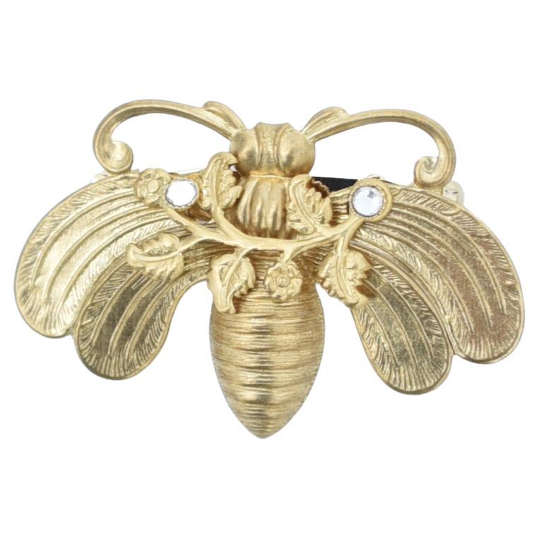 Broche en forme d'abeille / bijou vintage, broche vintage