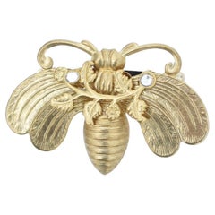 Nycbrandnew Pearl Bee Brooches for Women Vintage Jewelry Fashion Insect Pin High Quality