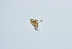 Bee Earring 'A Bee on You', Sterling Silver with 18 Karat Gold-Plate