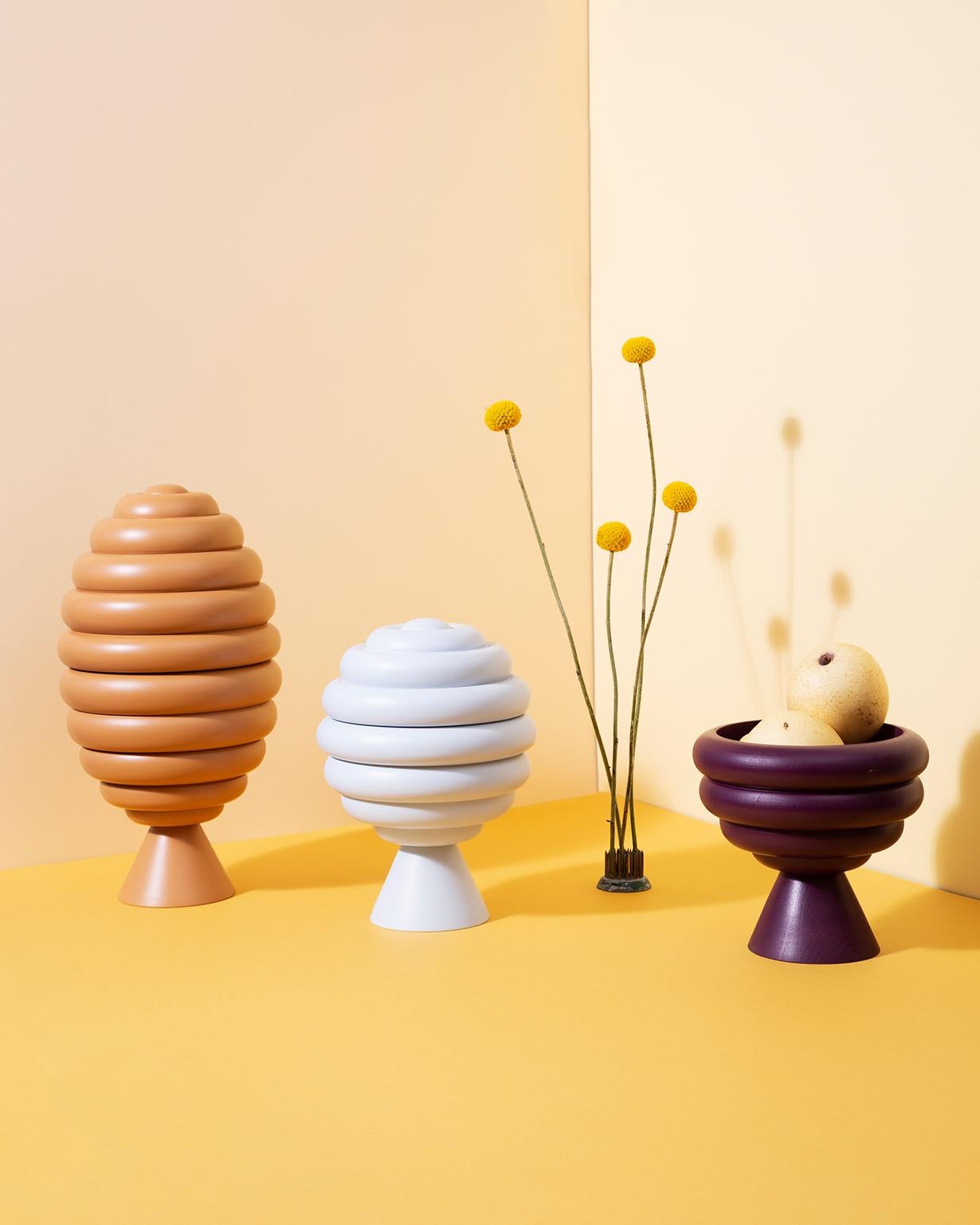 Beebee, tarro de madera de diseño escandinavo moderno en Nuevo estado para la venta en Halikko, Finland