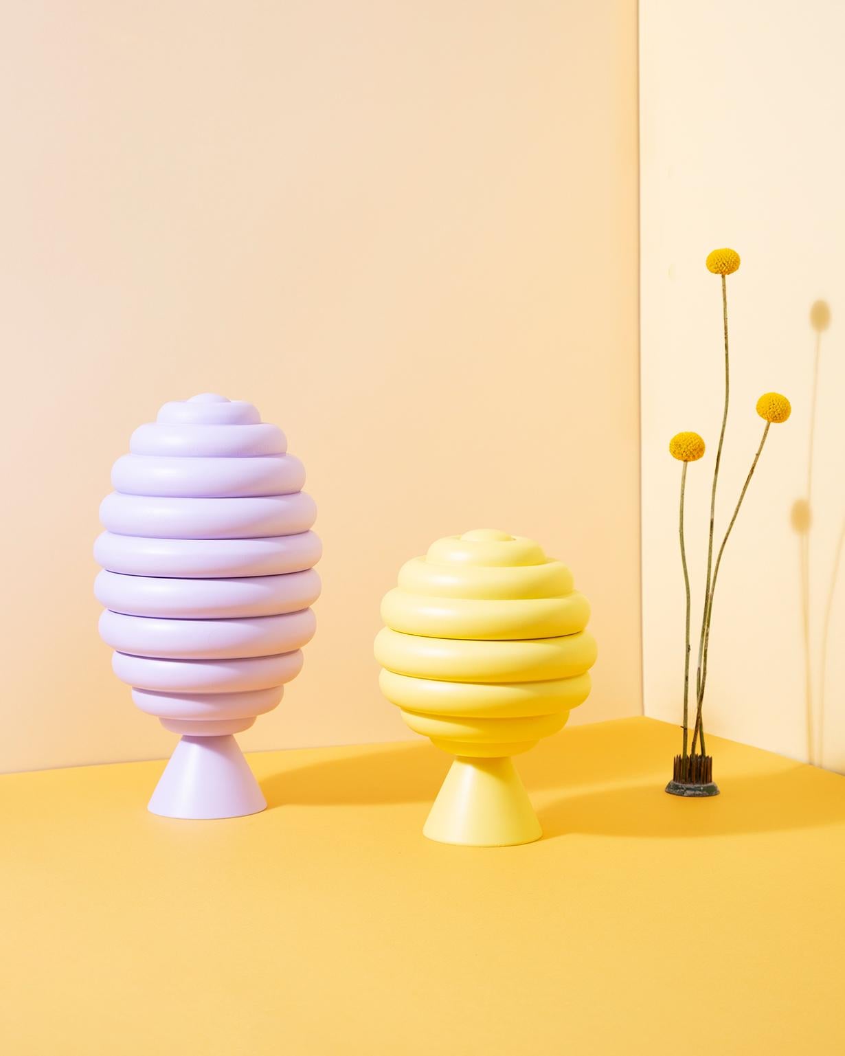 Beebee, tarro de madera de diseño escandinavo moderno Siglo XXI y contemporáneo en venta
