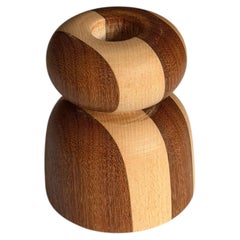 Faggio e cumaru, portacandele a 3 bracci di Romain des Bois