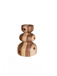 Hêtre et cumaru, bougeoir à 5 bougies par Romain des Bois