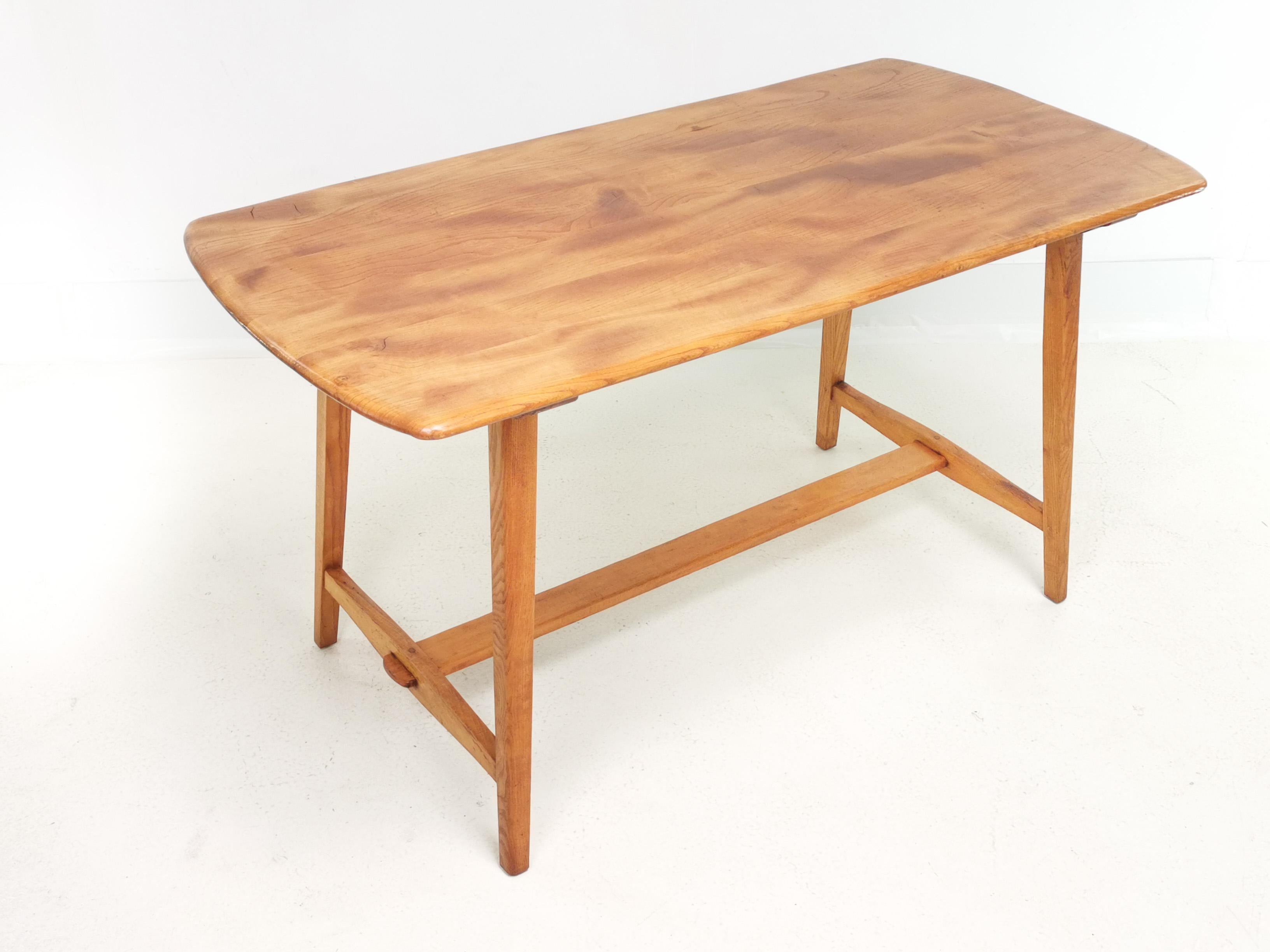 ercol elm dining table