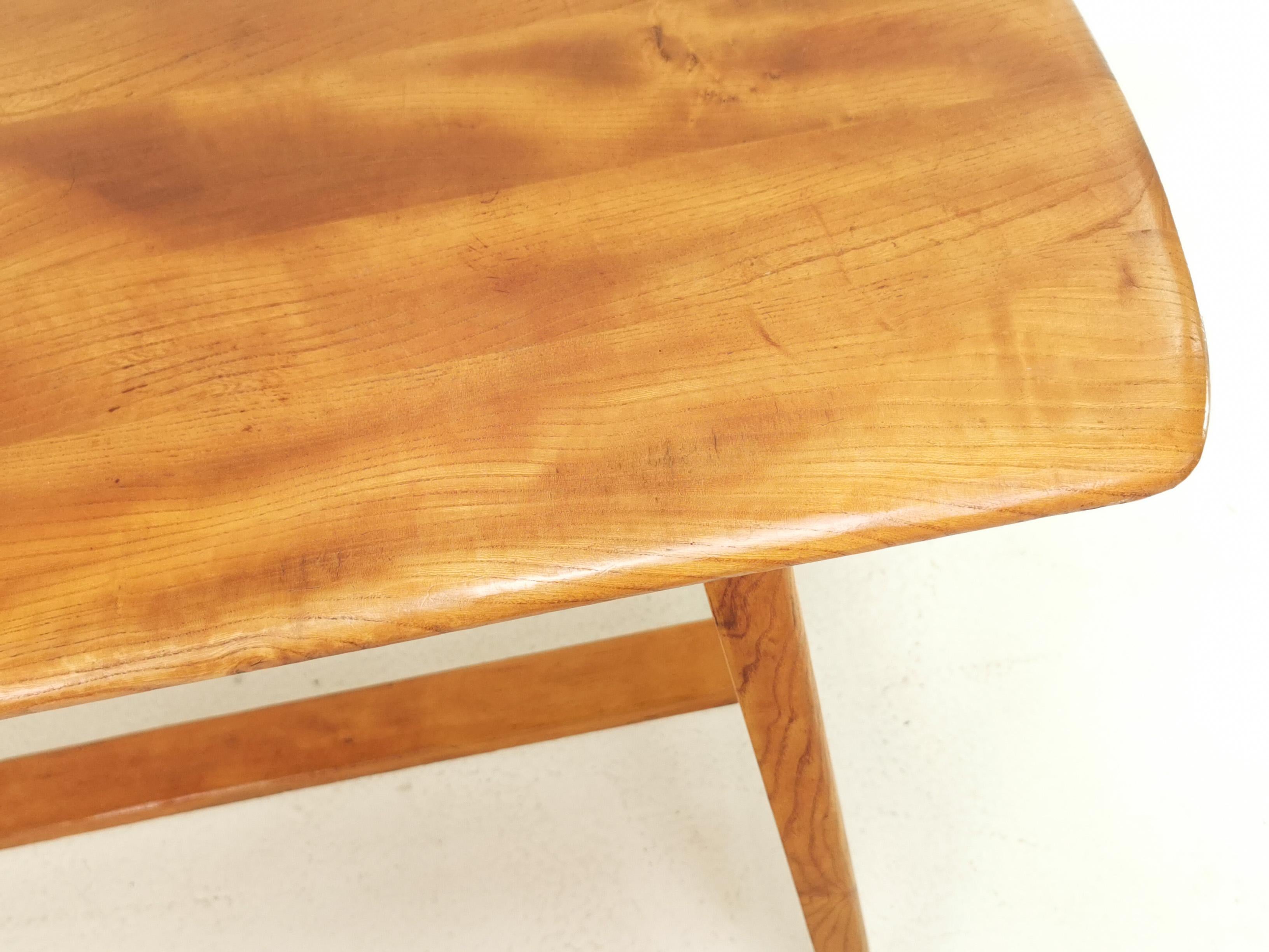 Beech and Elm CC41 Ercol Utility Mid Century Dining Table In Good Condition In STOKE ON TRENT, GB